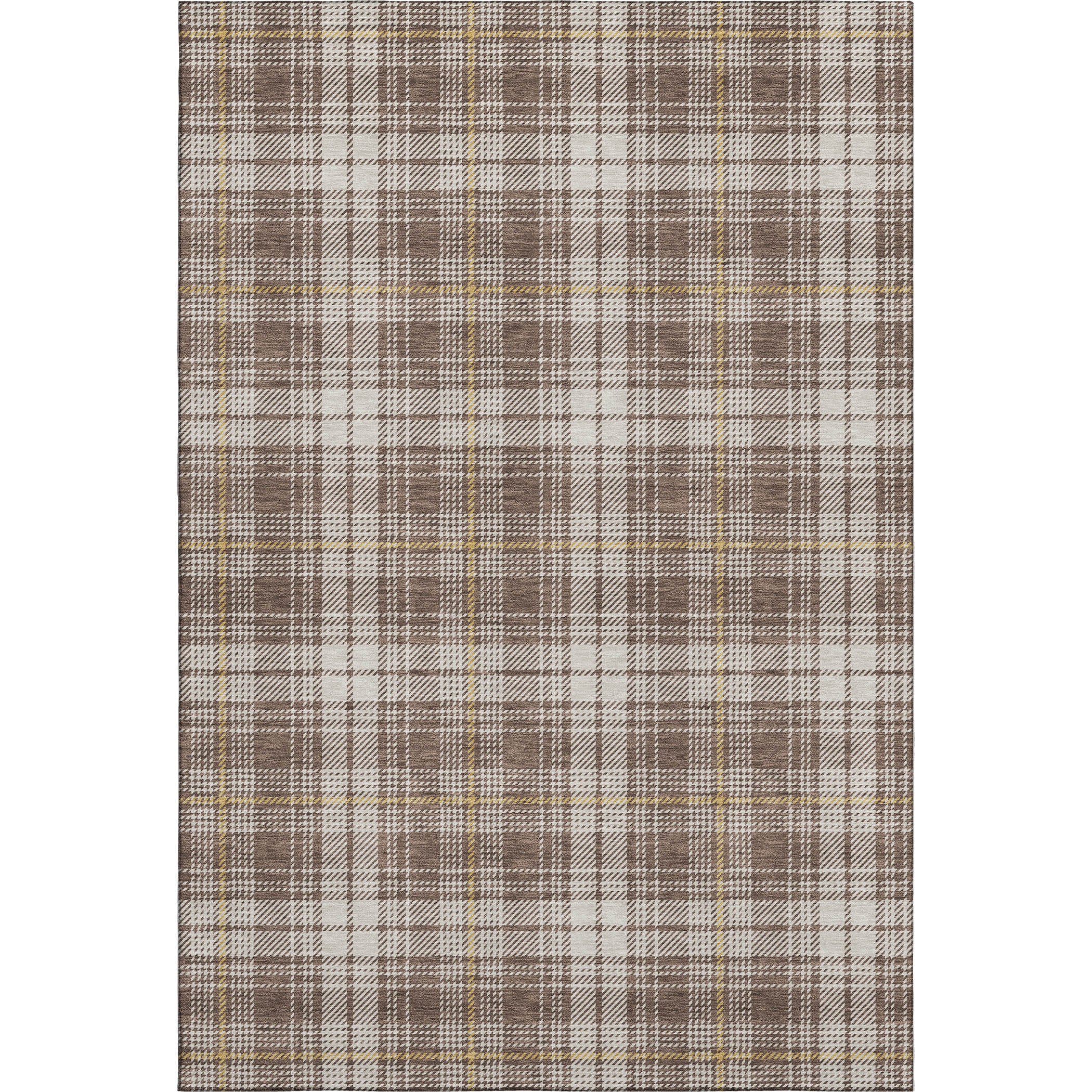 Budapest Machine Washable Transitional Brown Rug 2'6" x 3'10" #shape_Rectangle