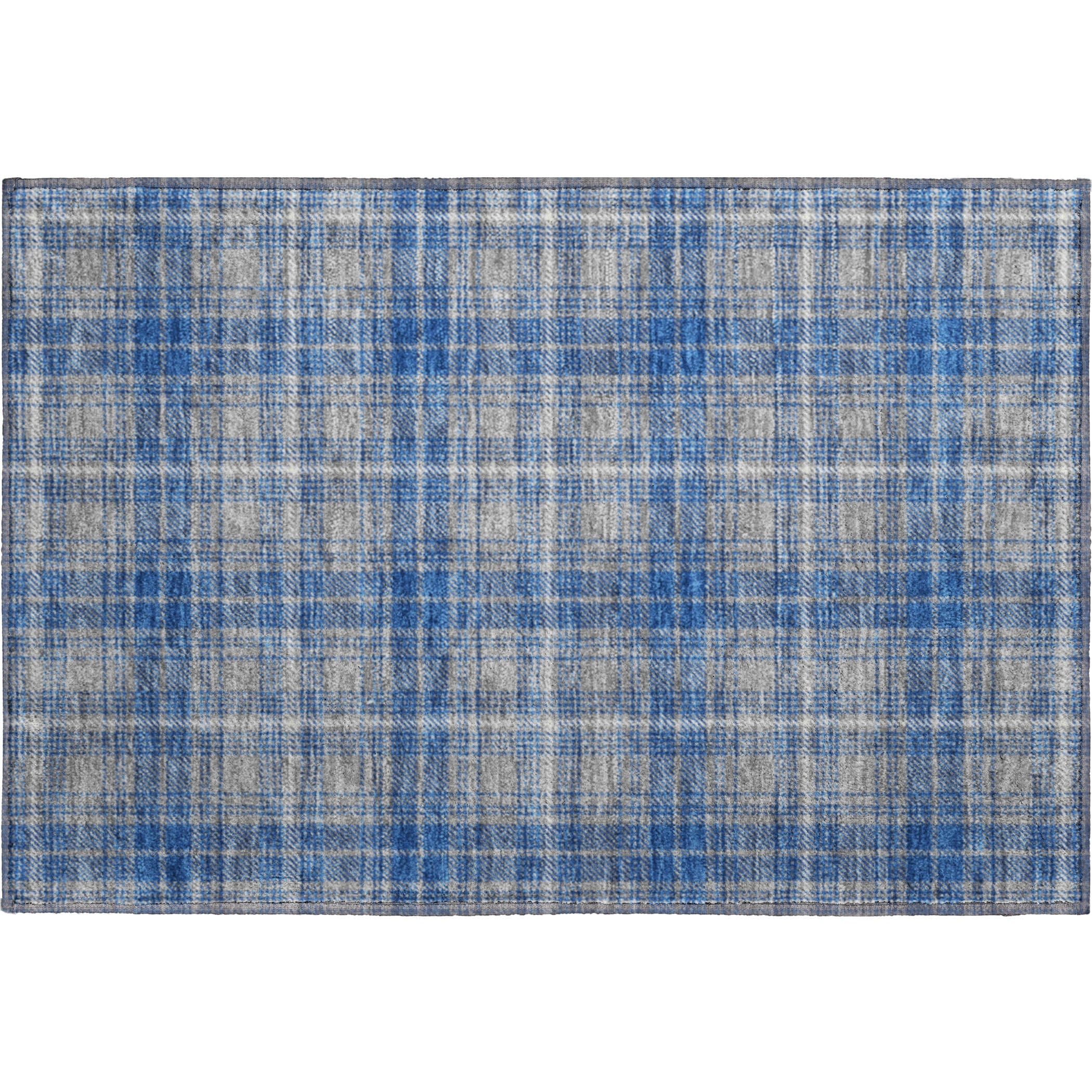 Budapest Machine Washable Transitional Gray Rug 1'8" x 2'6" #shape_Rectangle