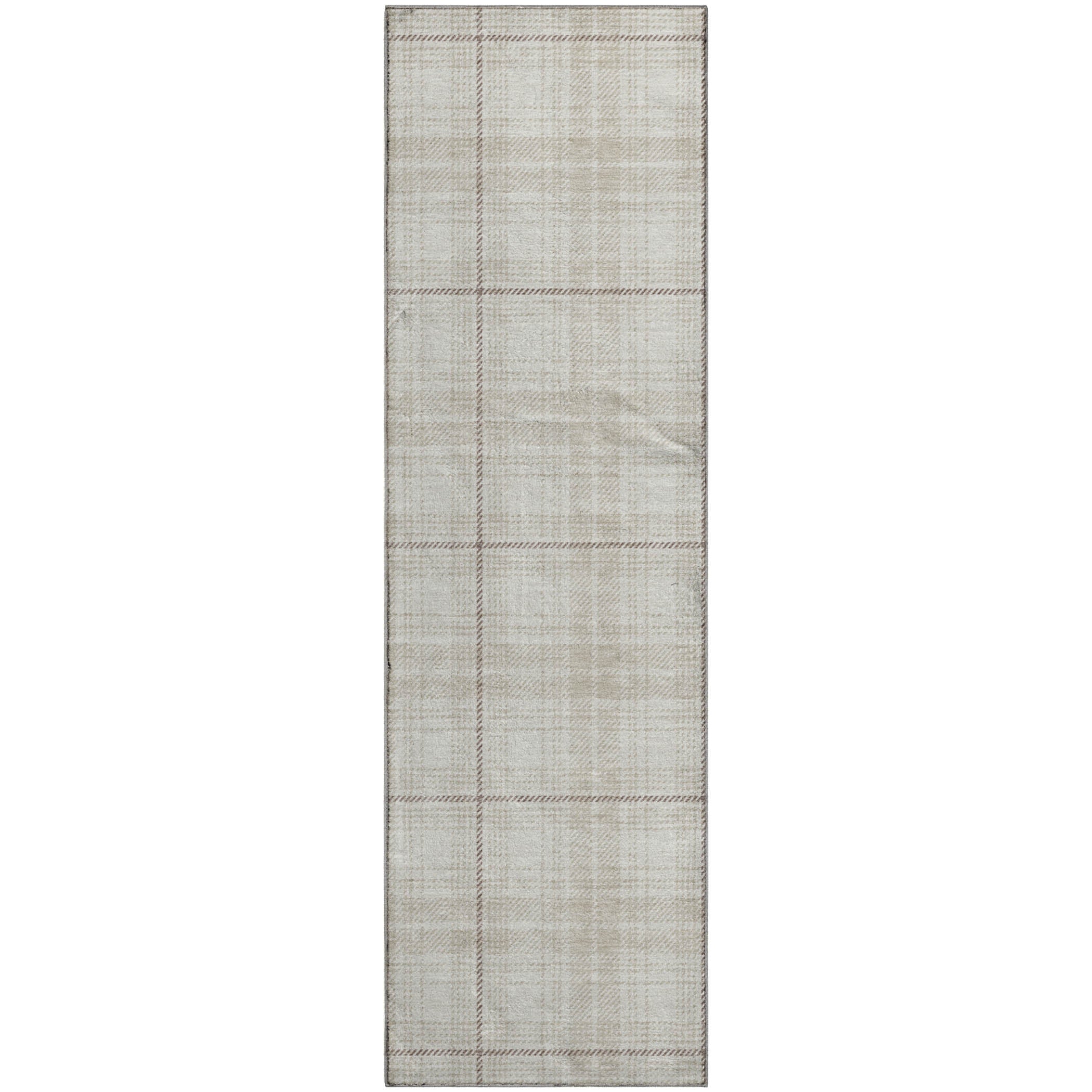 Budapest Machine Washable Transitional Ivory Rug 2'3" x 7'6" #shape_Runner
