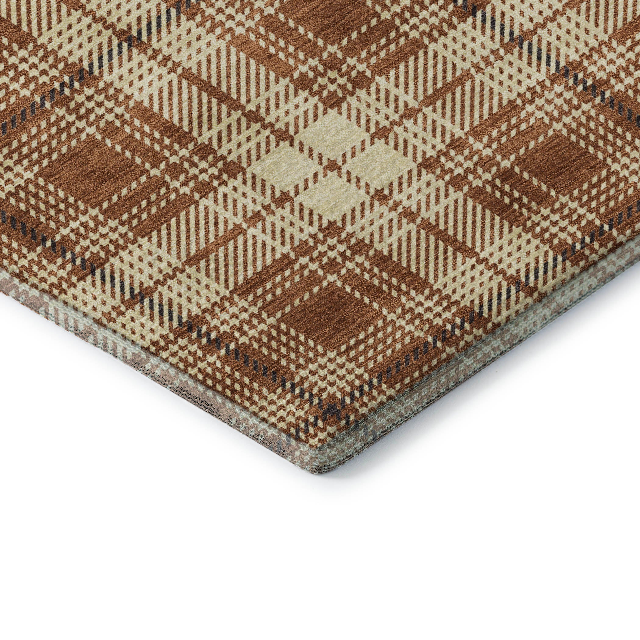 Budapest Machine Washable Transitional Paprika Orange Rug 1'8" x 2'6" #shape_Rectangle