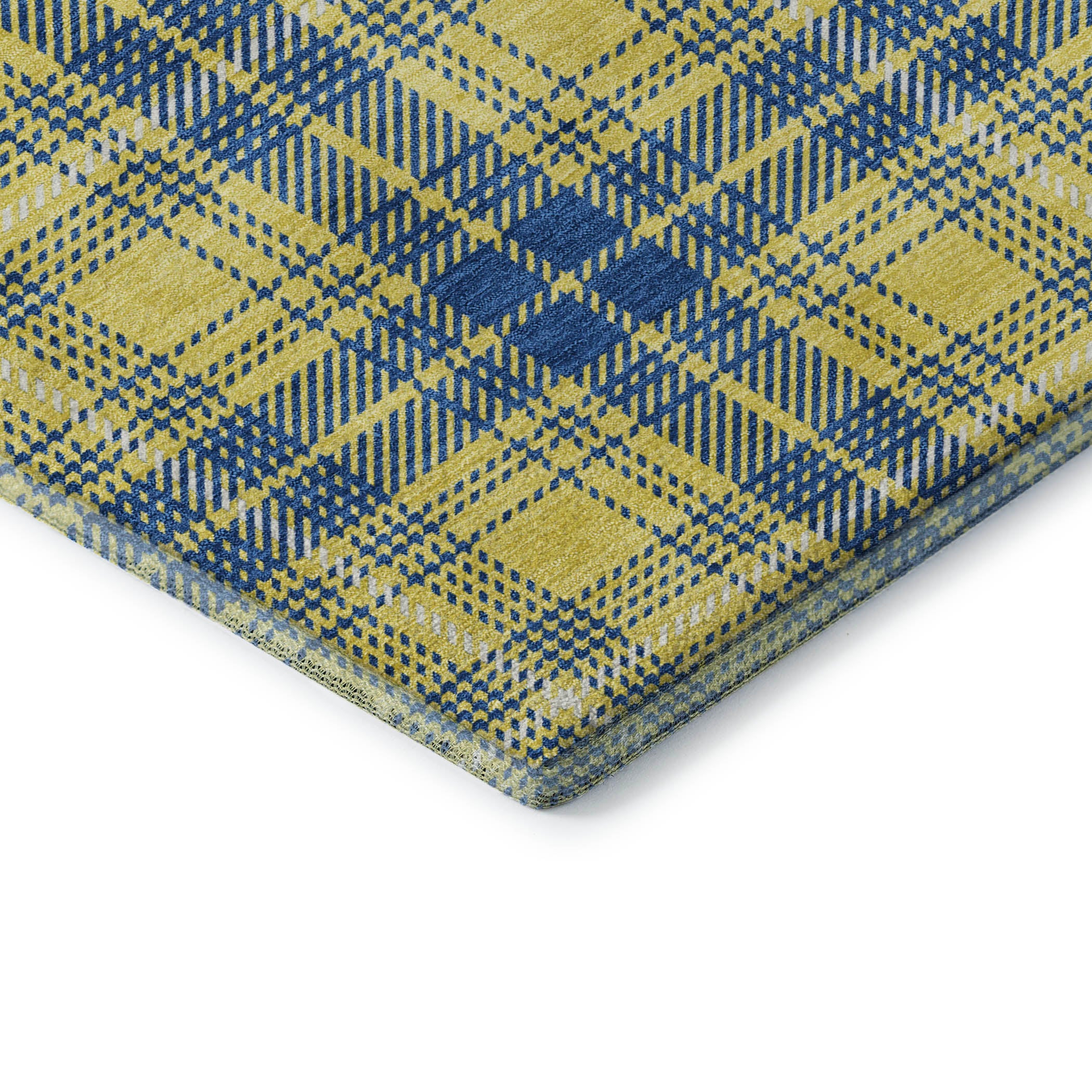 Budapest Machine Washable Transitional Yellow Gold Rug 1'8" x 2'6" #shape_Rectangle