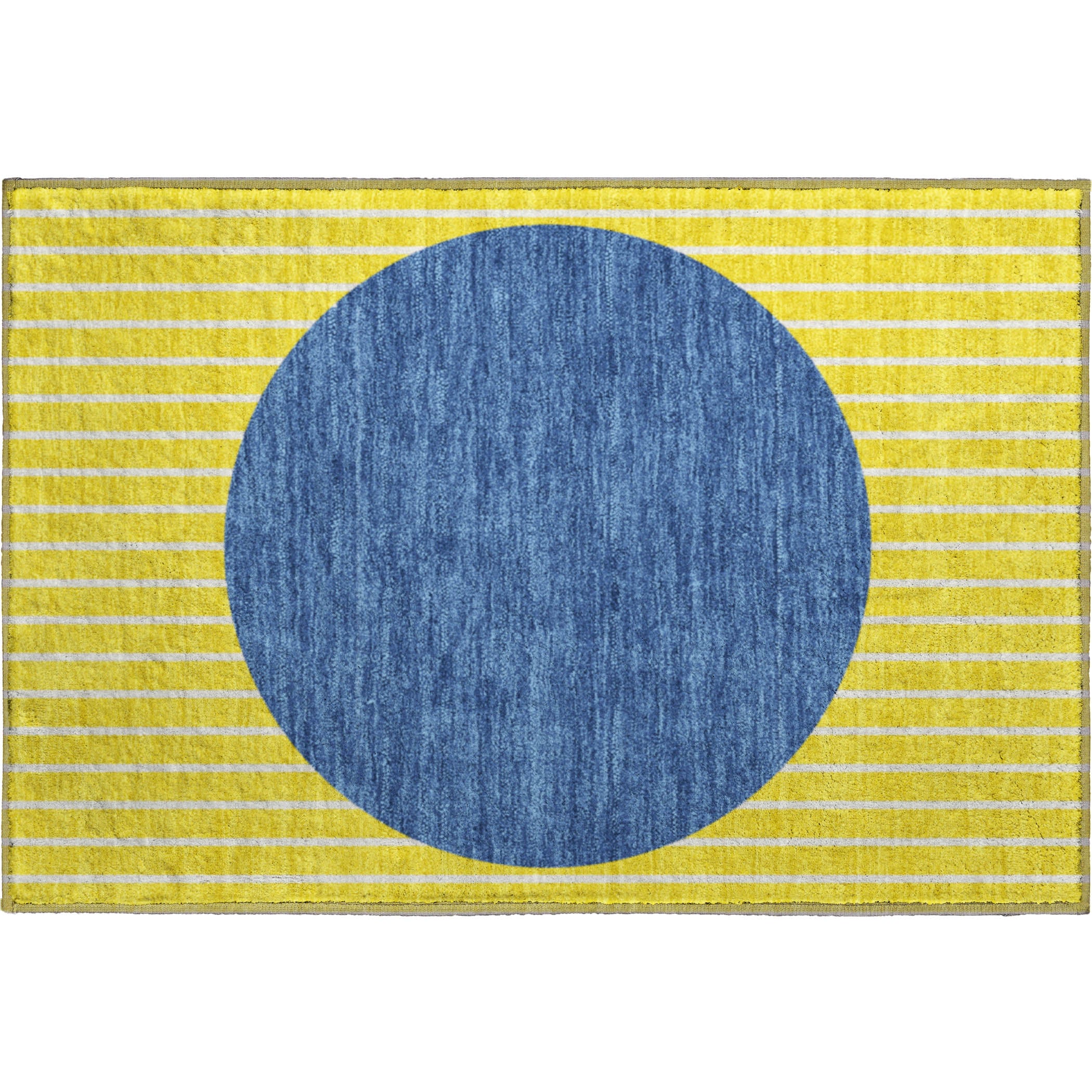 Sintra Machine Washable Transitional Yellow Gold Rug 1'8" x 2'6" #shape_Rectangle
