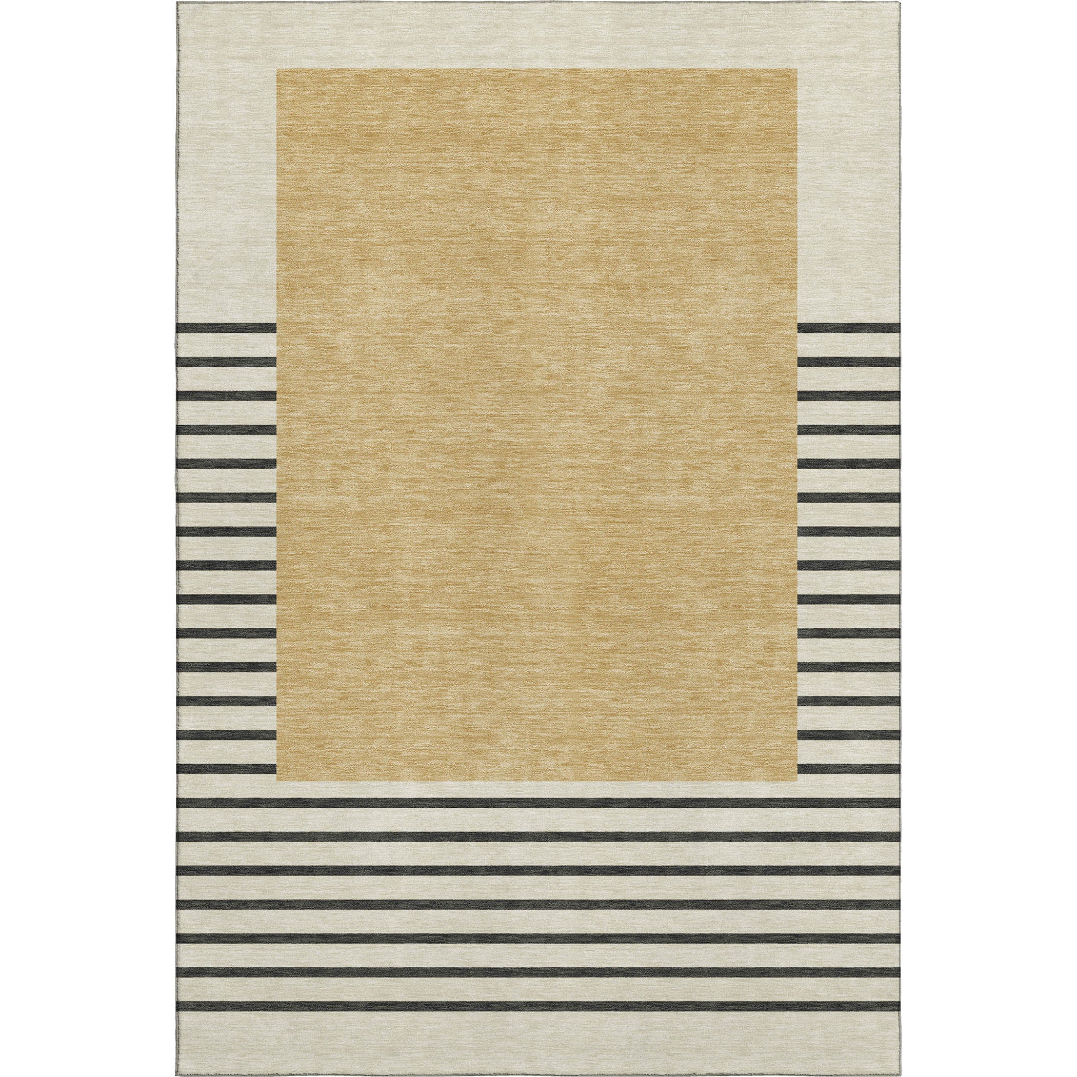Baku Machine Washable Transitional Gold Rug 2'6" x 3'10" #shape_Rectangle
