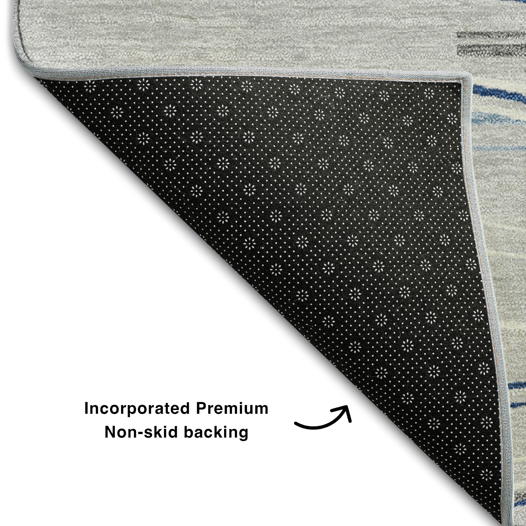 Jaipur Machine Washable Transitional Gray Rug 1'8" x 2'6" #shape_Rectangle