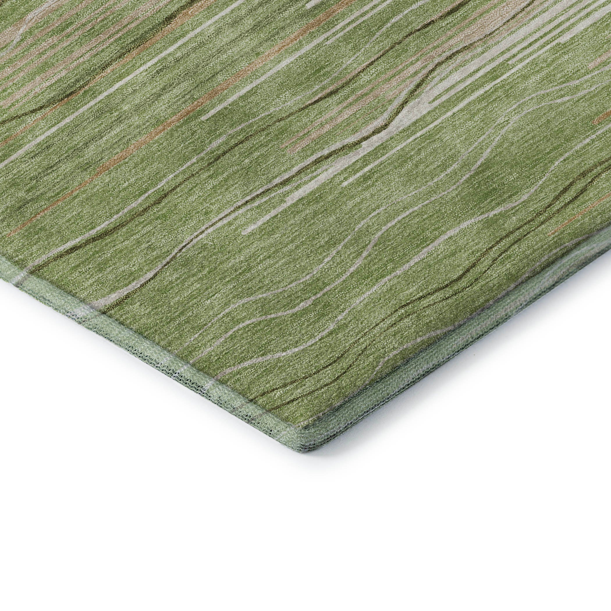 Jaipur Machine Washable Transitional Green Rug 1'8" x 2'6" #shape_Rectangle