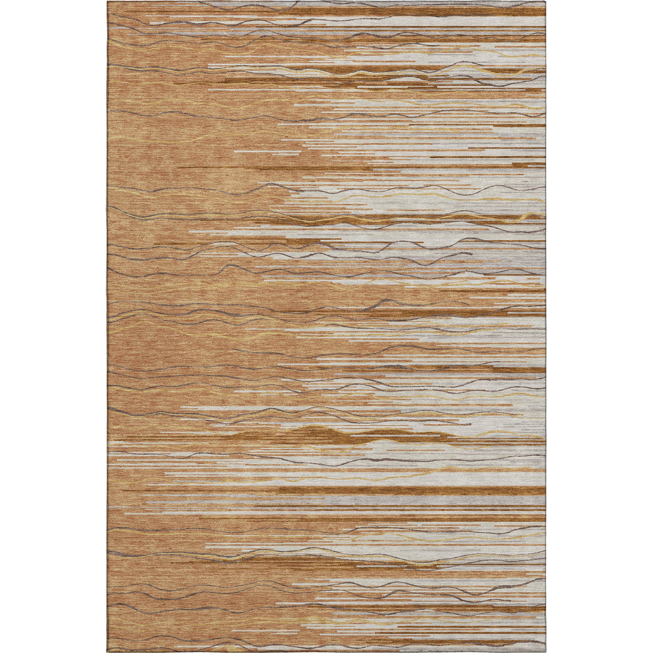 Jaipur Machine Washable Transitional Paprika Orange Rug 2'6" x 3'10" #shape_Rectangle