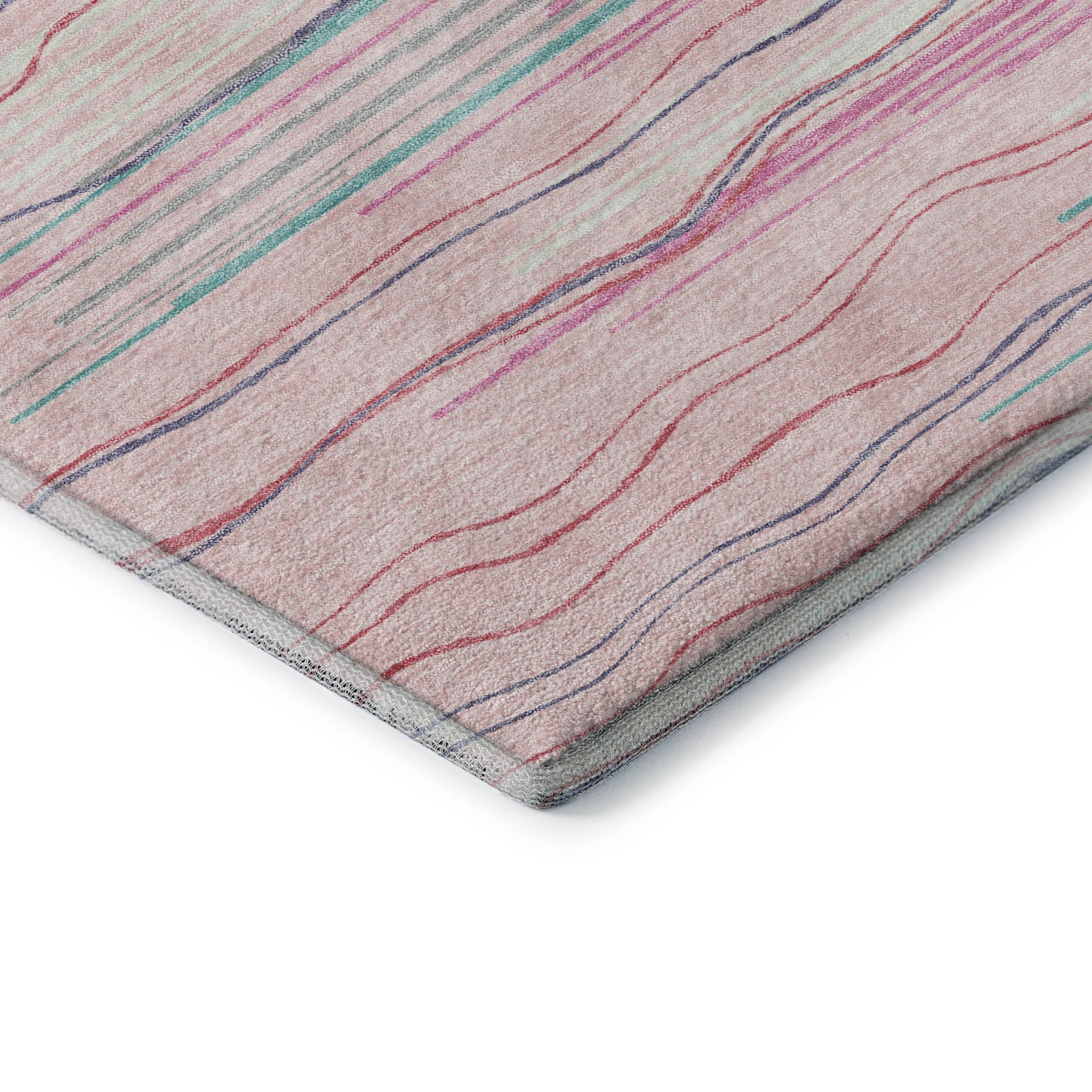 Jaipur Machine Washable Transitional Pink Rug 1'8" x 2'6" #shape_Rectangle