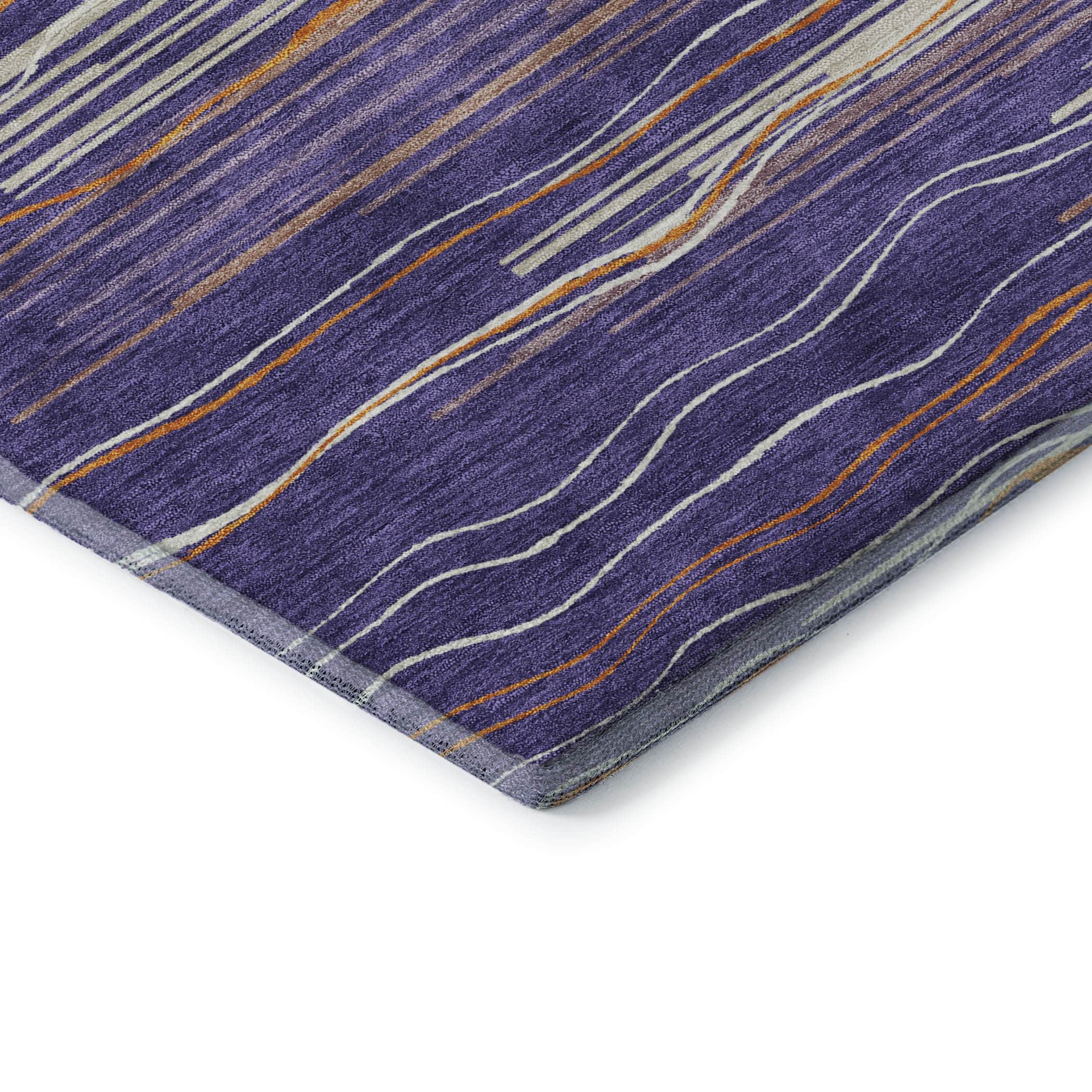 Jaipur Machine Washable Transitional Purple Rug 1'8" x 2'6" #shape_Rectangle
