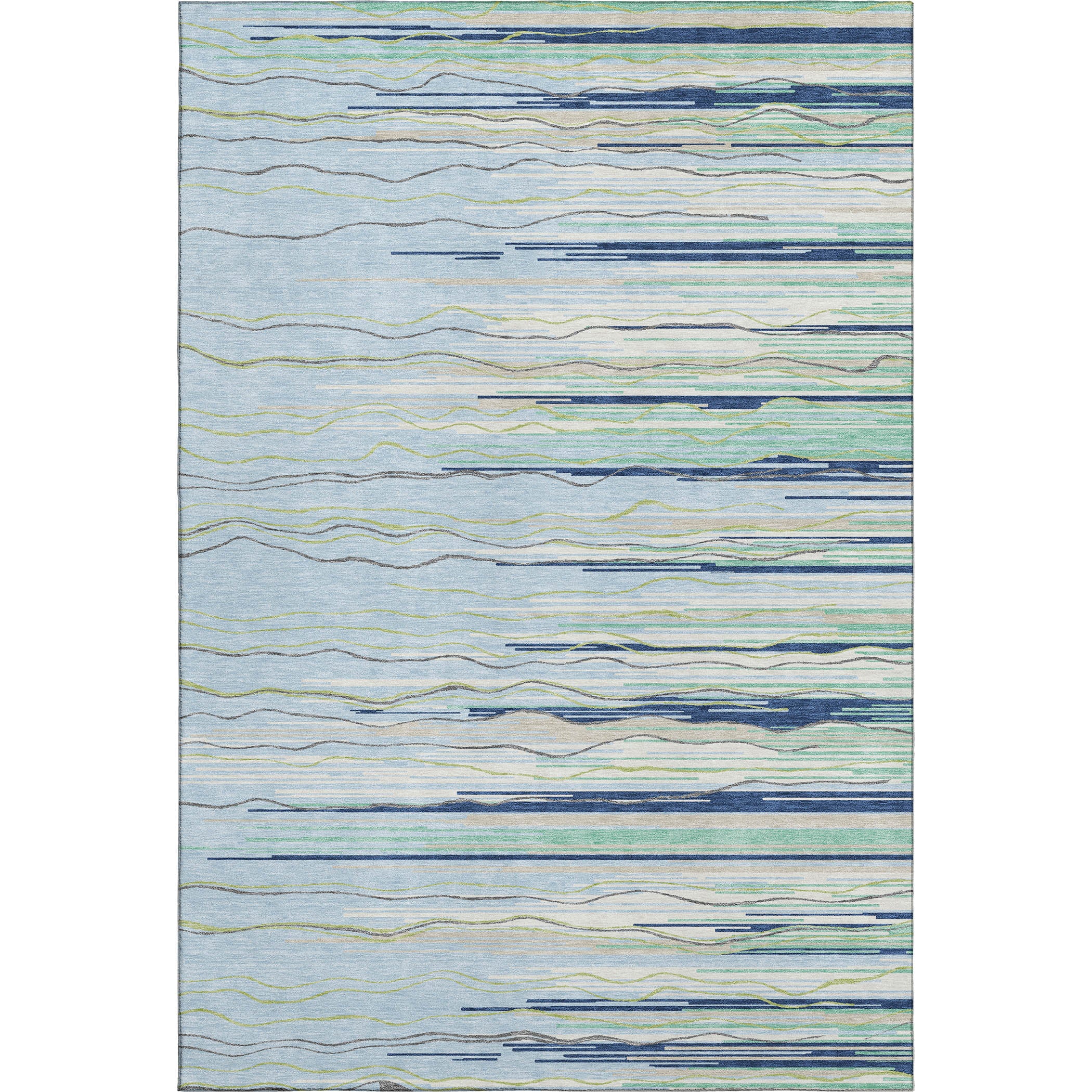 Jaipur Machine Washable Transitional Sky Blue Rug 2'6" x 3'10" #shape_Rectangle