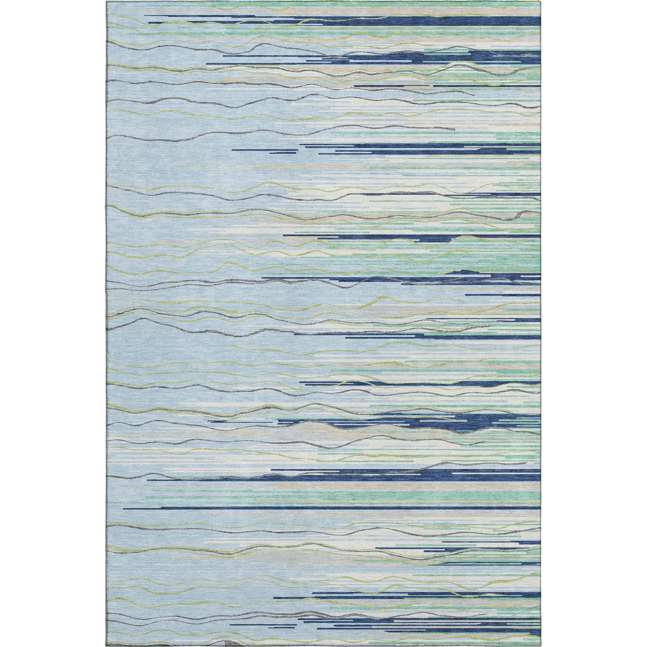 Jaipur Machine Washable Transitional Sky Blue Rug 2'6" x 3'10" #shape_Rectangle