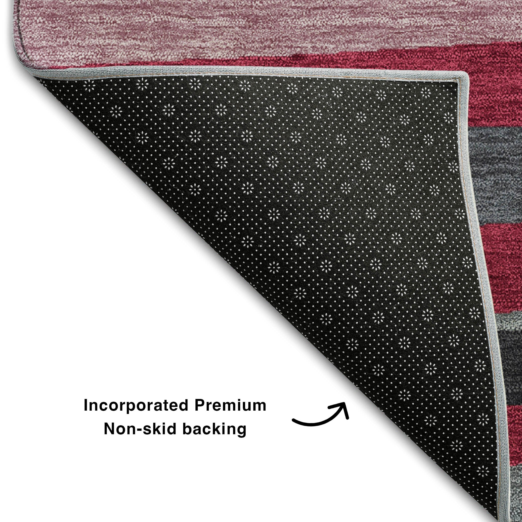 Tallinn Machine Washable Transitional Burgundy Red Rug 1'8" x 2'6" #shape_Rectangle
