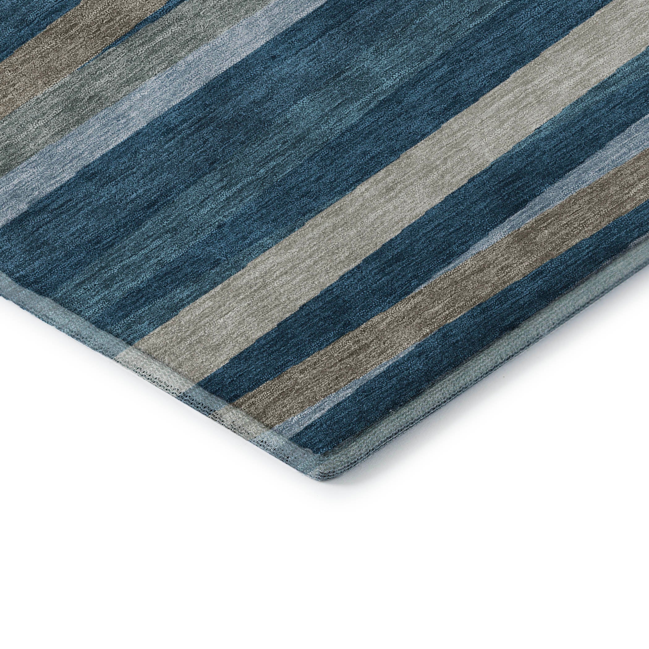 Tallinn Machine Washable Transitional Denim Blue Rug 1'8" x 2'6" #shape_Rectangle