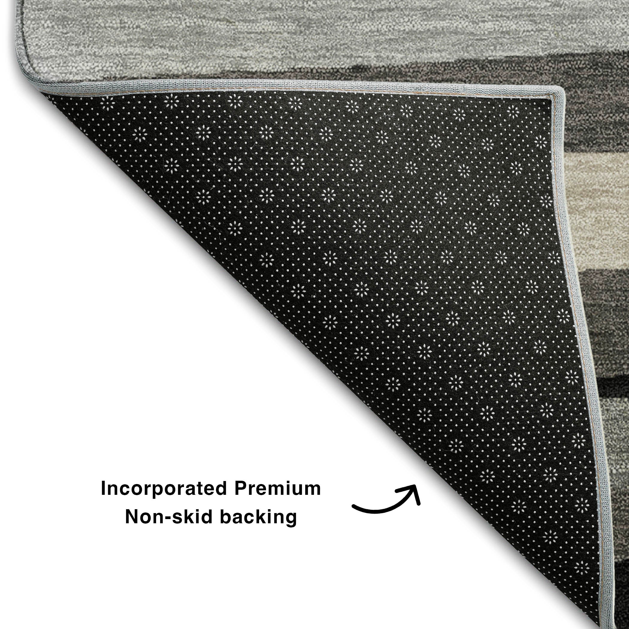 Tallinn Machine Washable Transitional Gray Rug 1'8" x 2'6" #shape_Rectangle