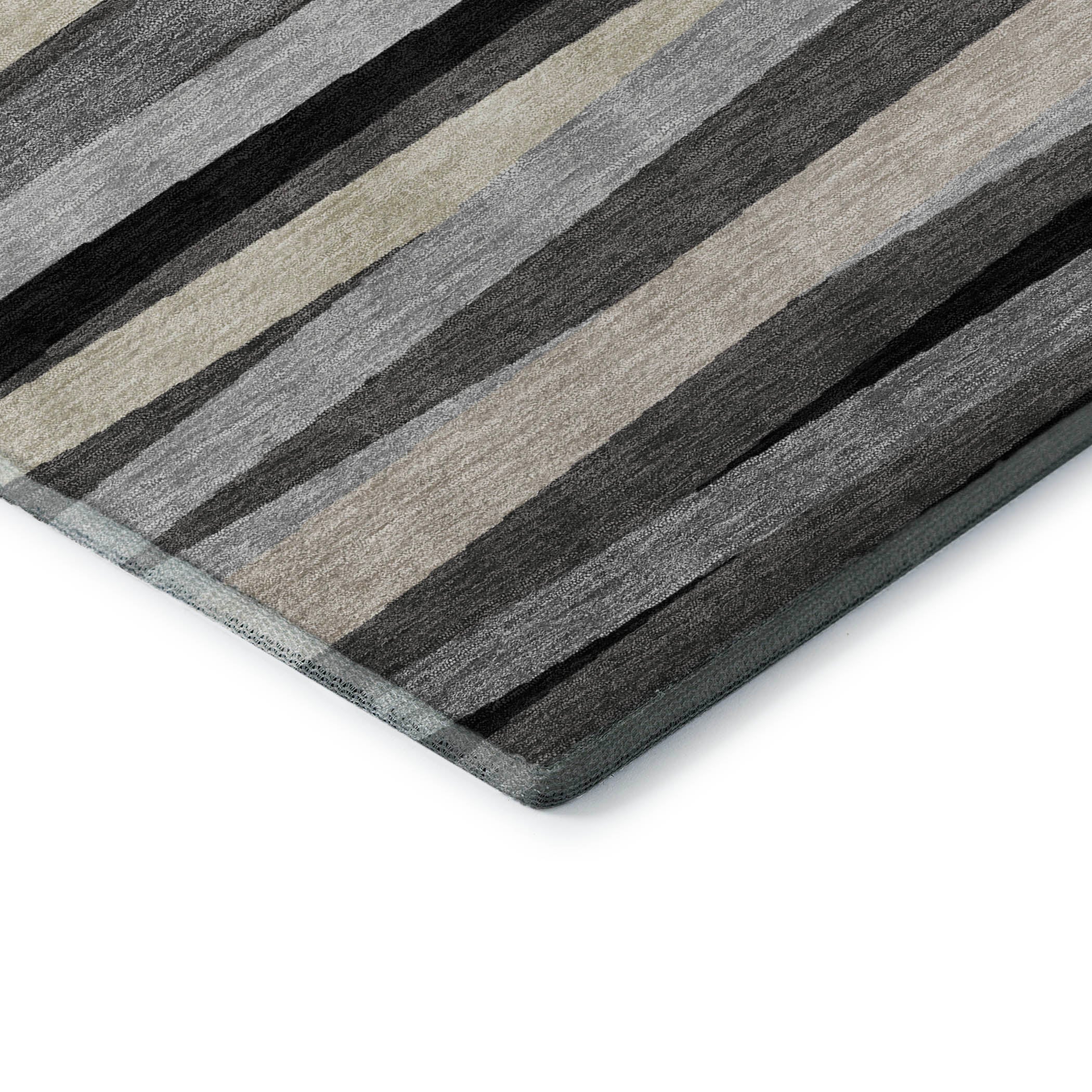 Tallinn Machine Washable Transitional Gray Rug 1'8" x 2'6" #shape_Rectangle
