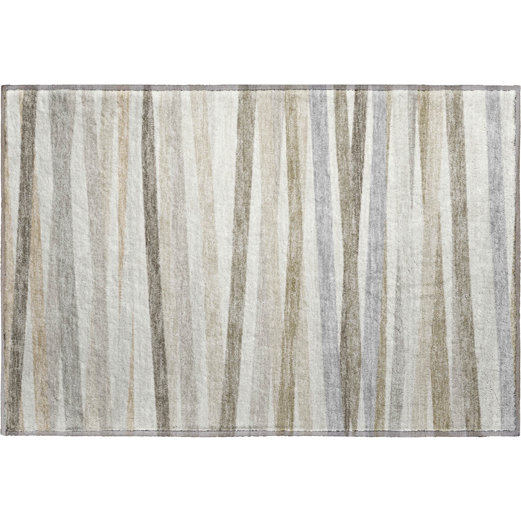 Tallinn Machine Washable Transitional Ivory Rug 1'8" x 2'6" #shape_Rectangle