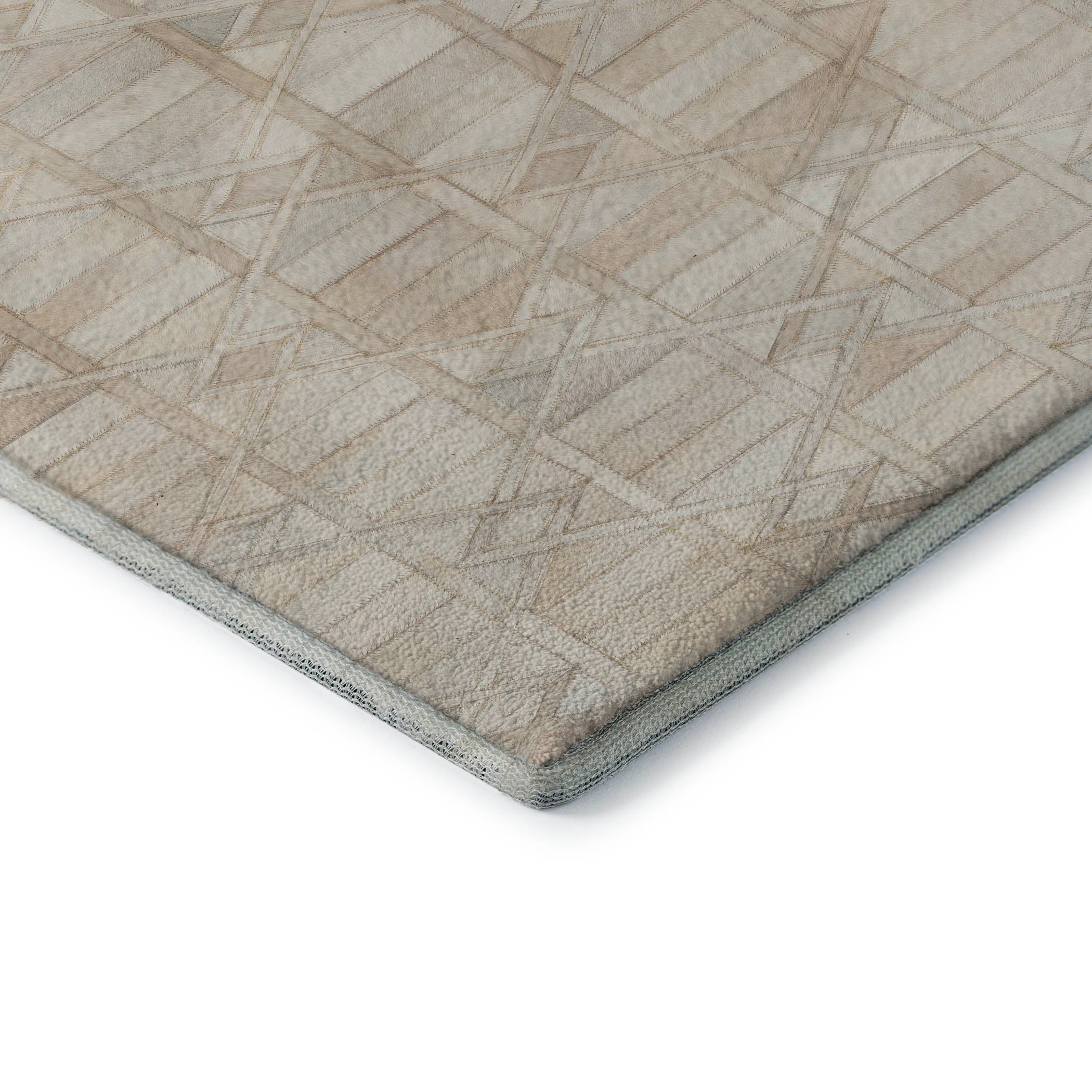 Siena Machine Washable Cowhide Ivory Rug 1'8" x 2'6" #shape_Rectangle