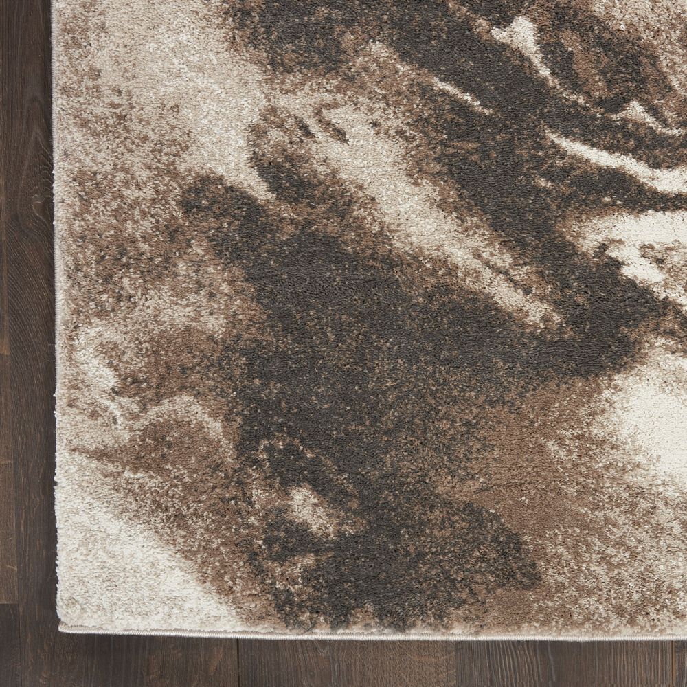 American Manor AMR03 Ivory Mocha Rug #color_ivory mocha