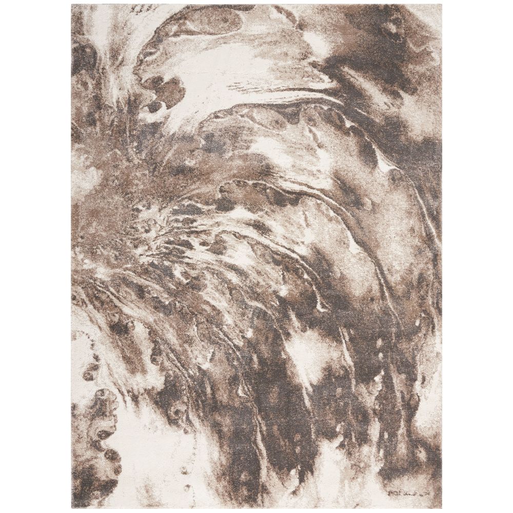 American Manor AMR03 Ivory Mocha Rug #color_ivory mocha