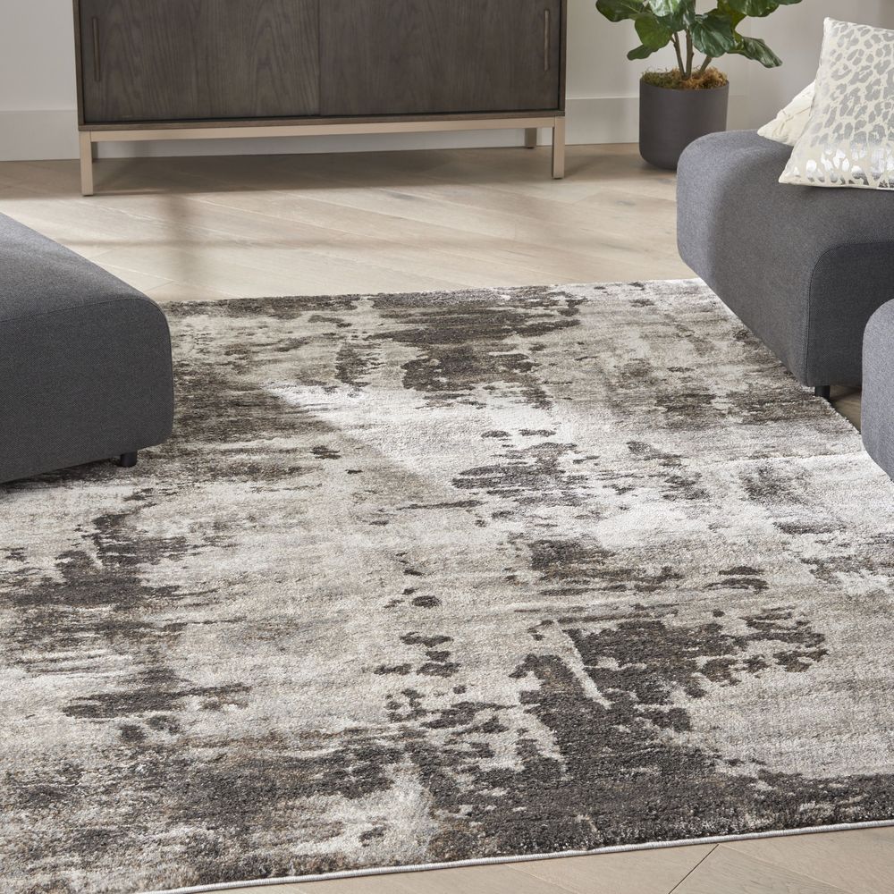 American Manor AMR04 Ivory/Mocha Rug #color_ivory/mocha