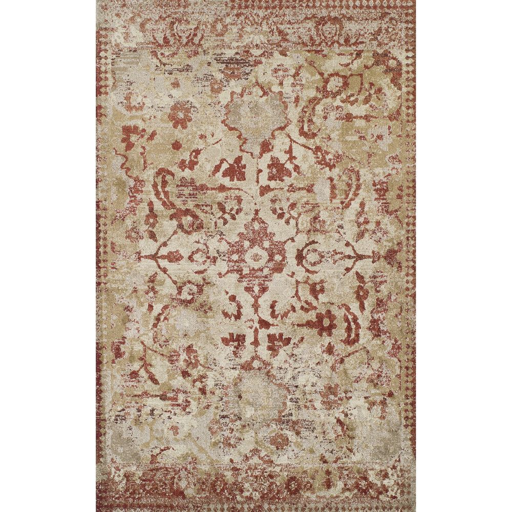 Antigua AN4 Paprika Red Area Rug #color_paprika red