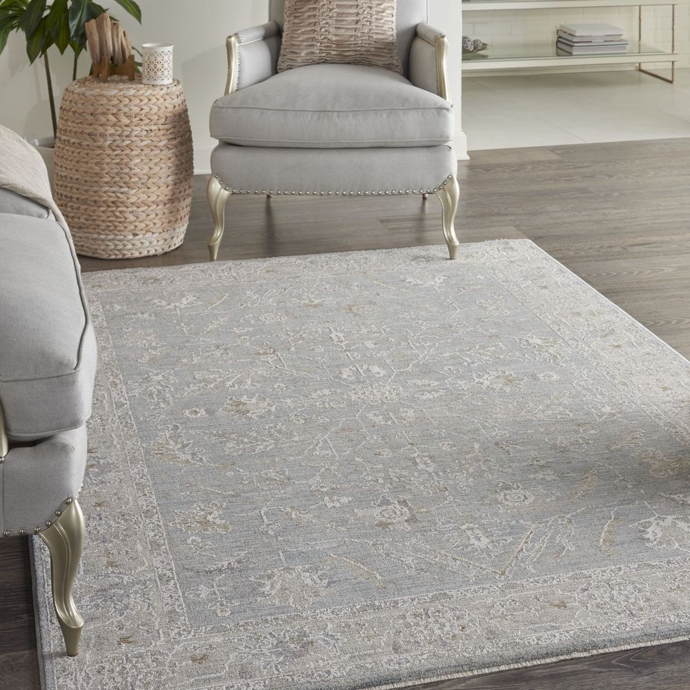 Asher ASR05 Blue Rugs #color_blue