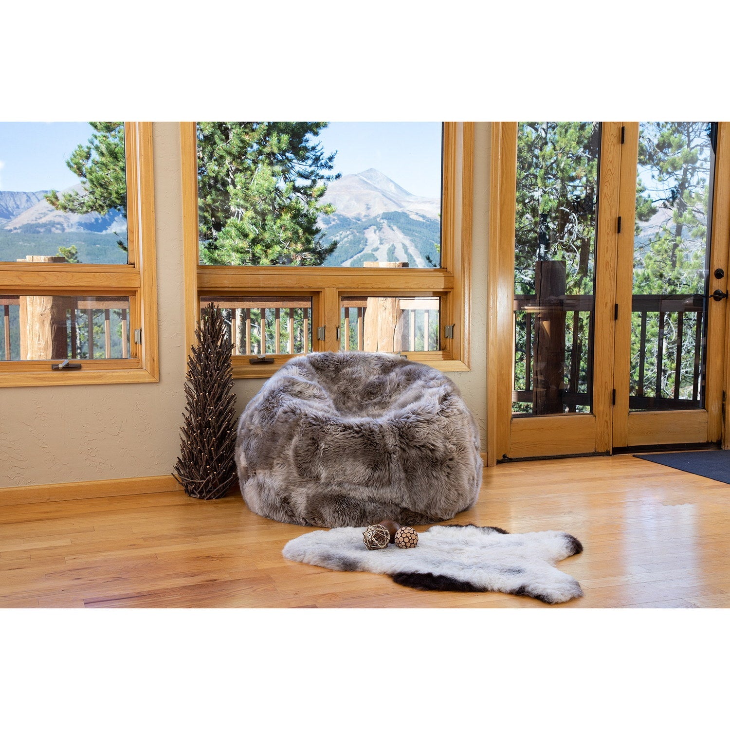 Longwool Sheepskin Beanbag Vole 2