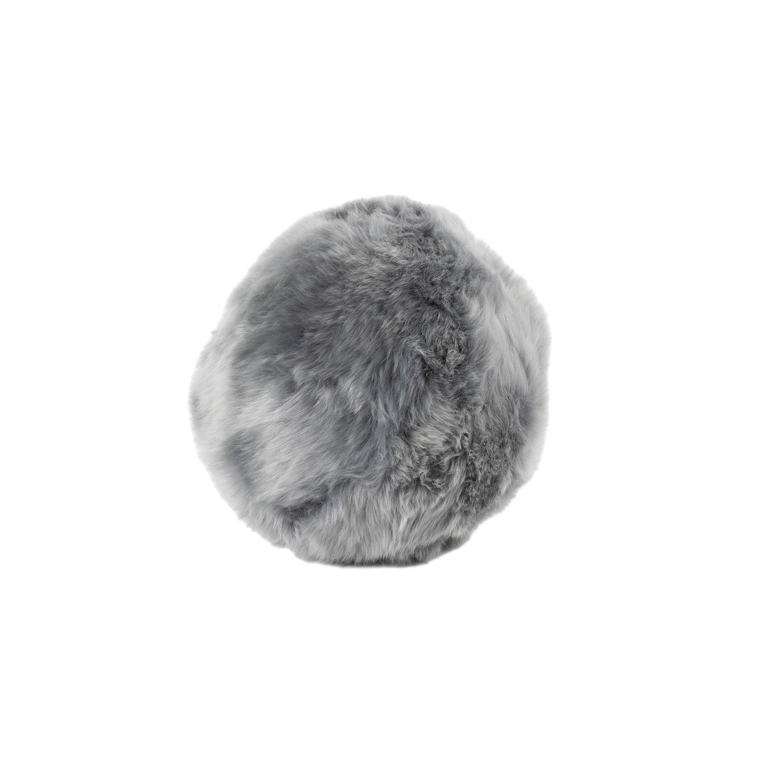 Long Wool Sheepskin Cushion Quarry #_shape=Ball
