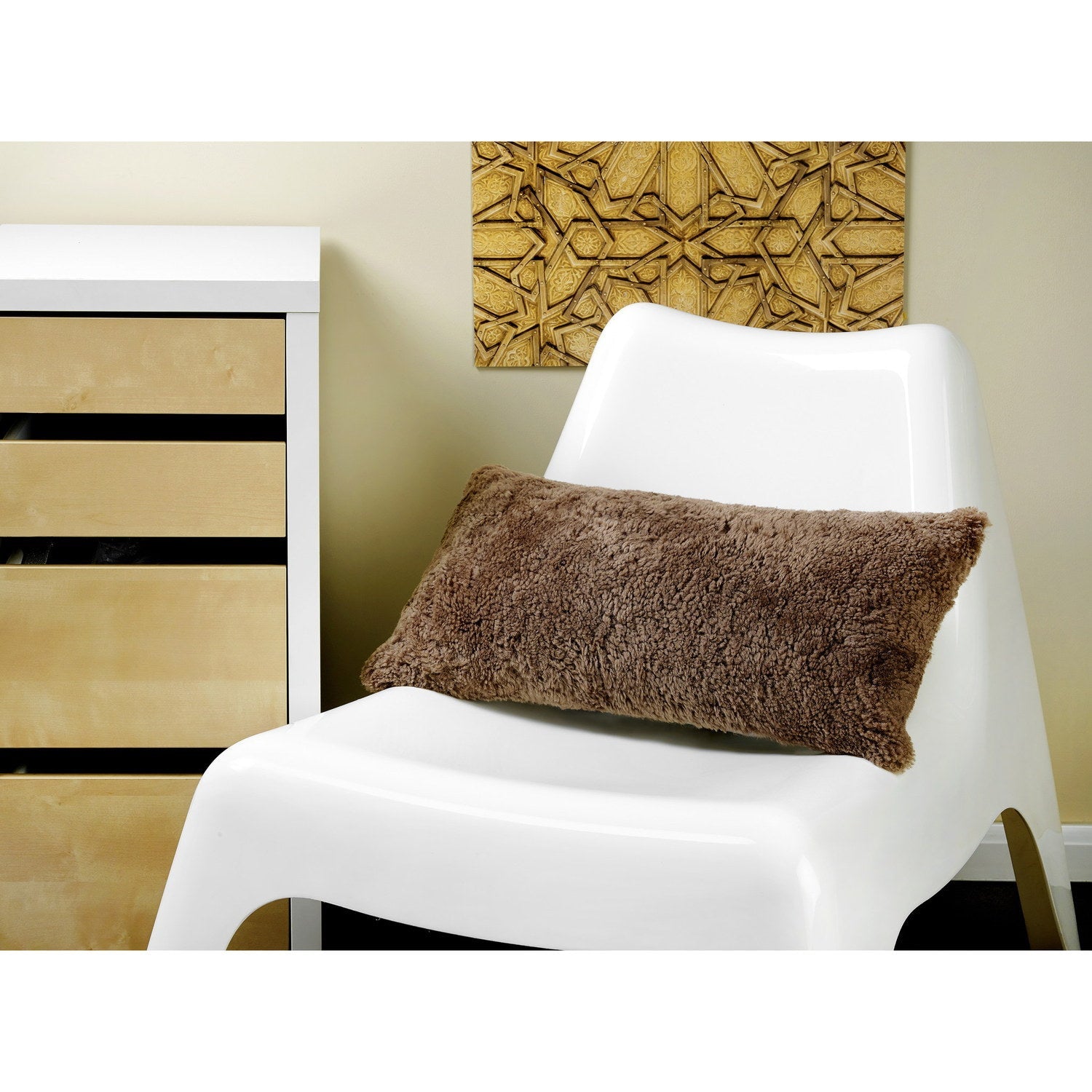 SW Curly Sheepskin Cushion Nomad 2