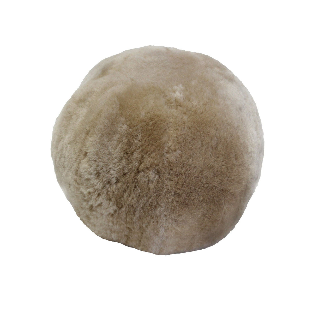 Short Wool Sheepskin Cushion Nappa #_shape=Ball