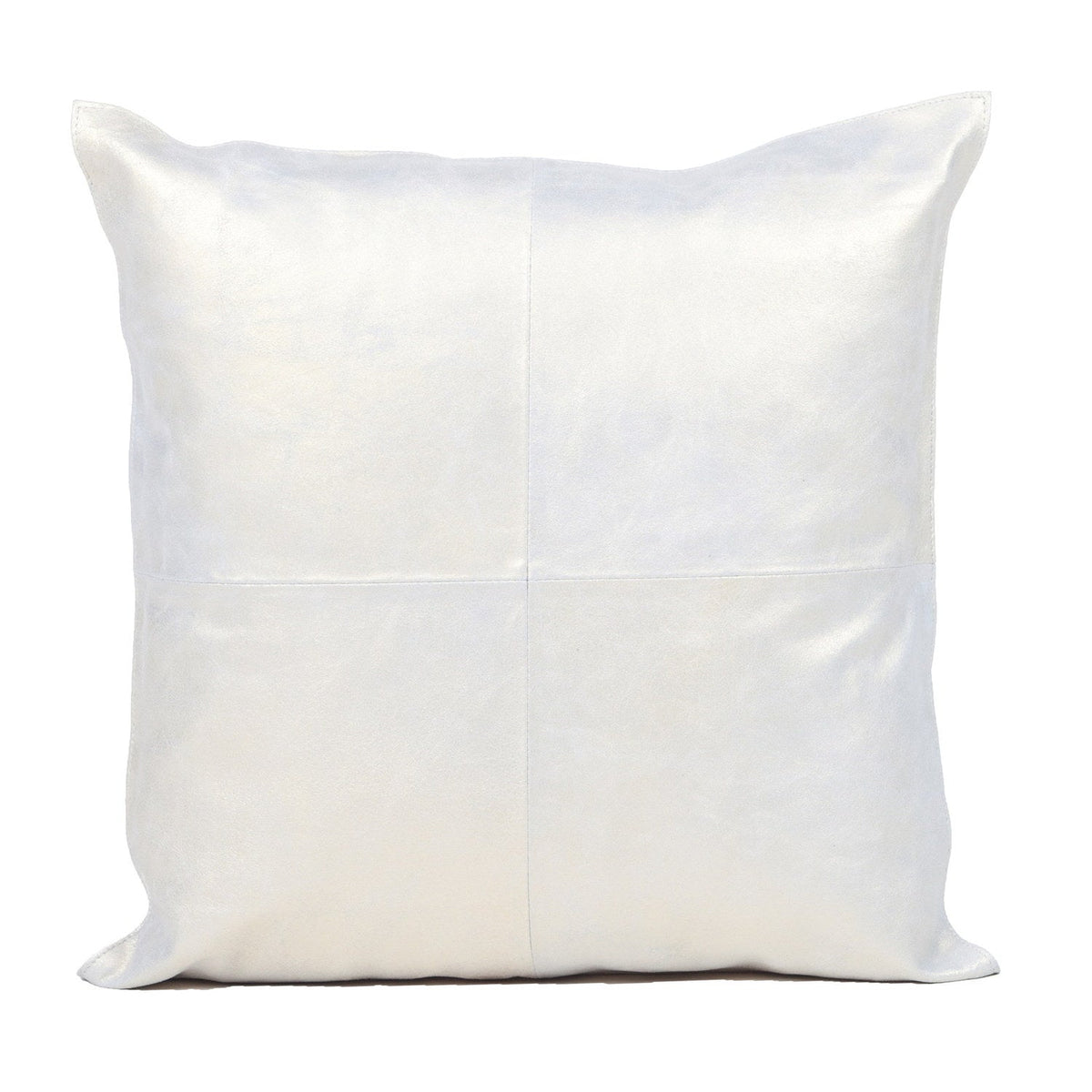 Vintage Leather Cushion Metallic Gold #_shape=Square