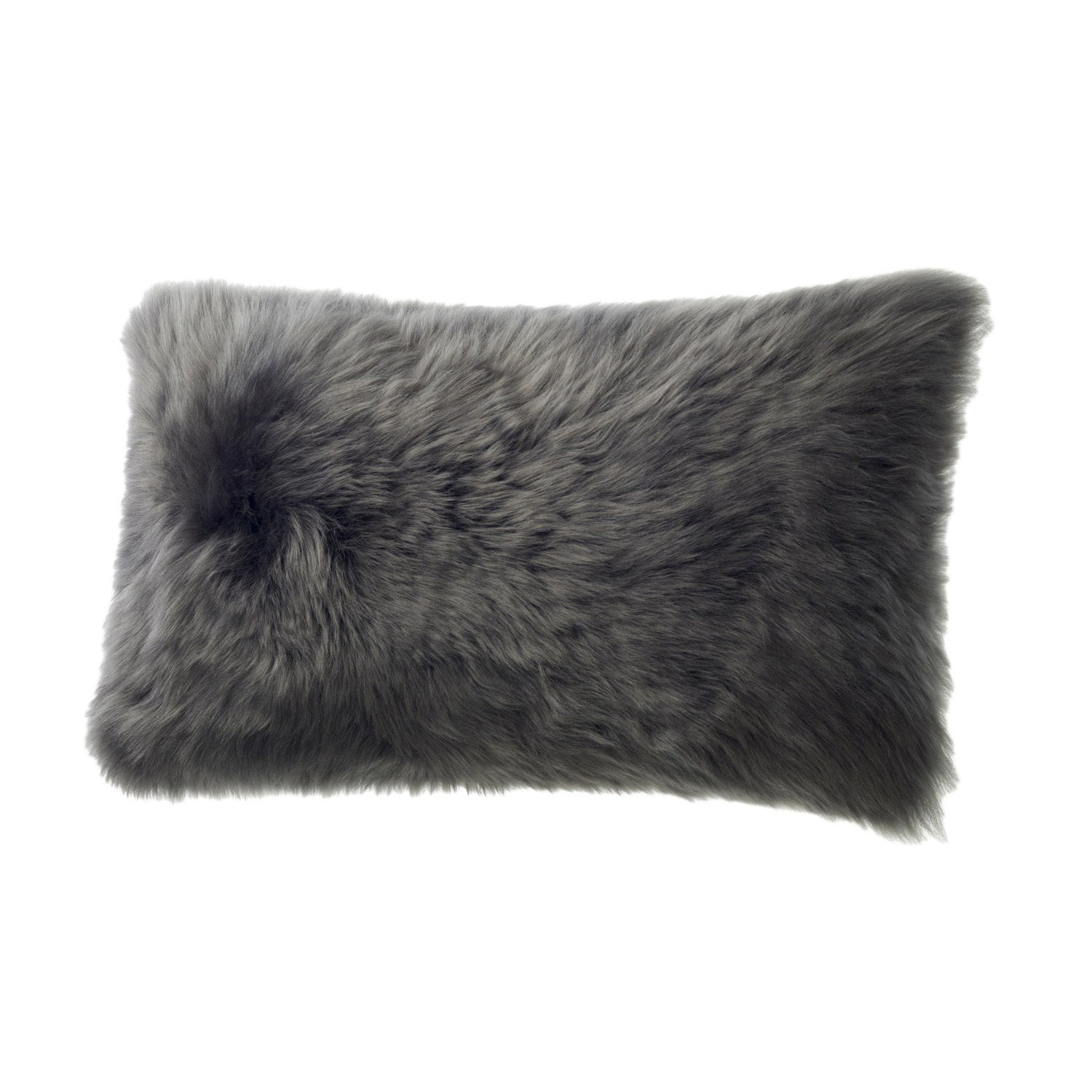Cushion Longwool Sheepskin Steel #_shape=Lumbar