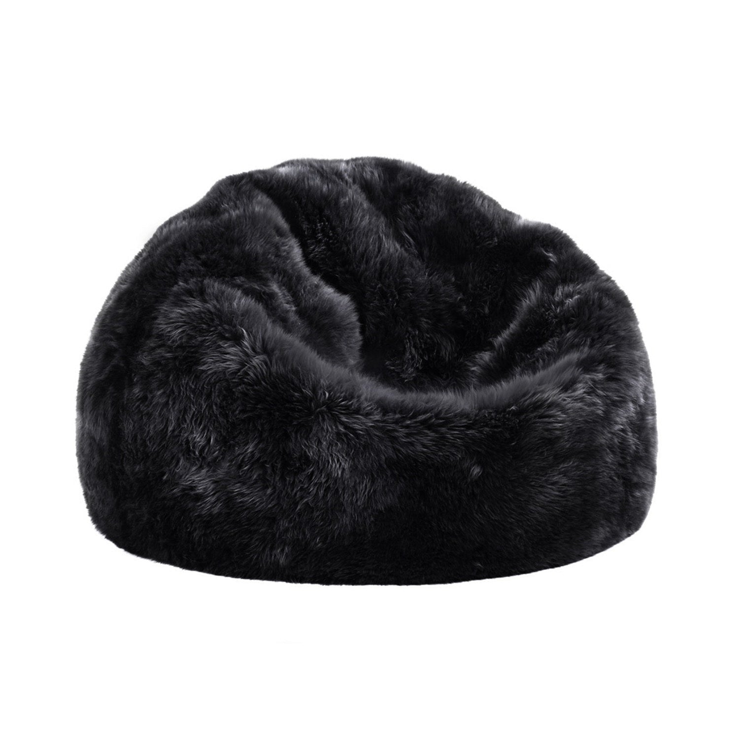 Longwool Sheepskin Beanbag Steel #_shape=Rectangle