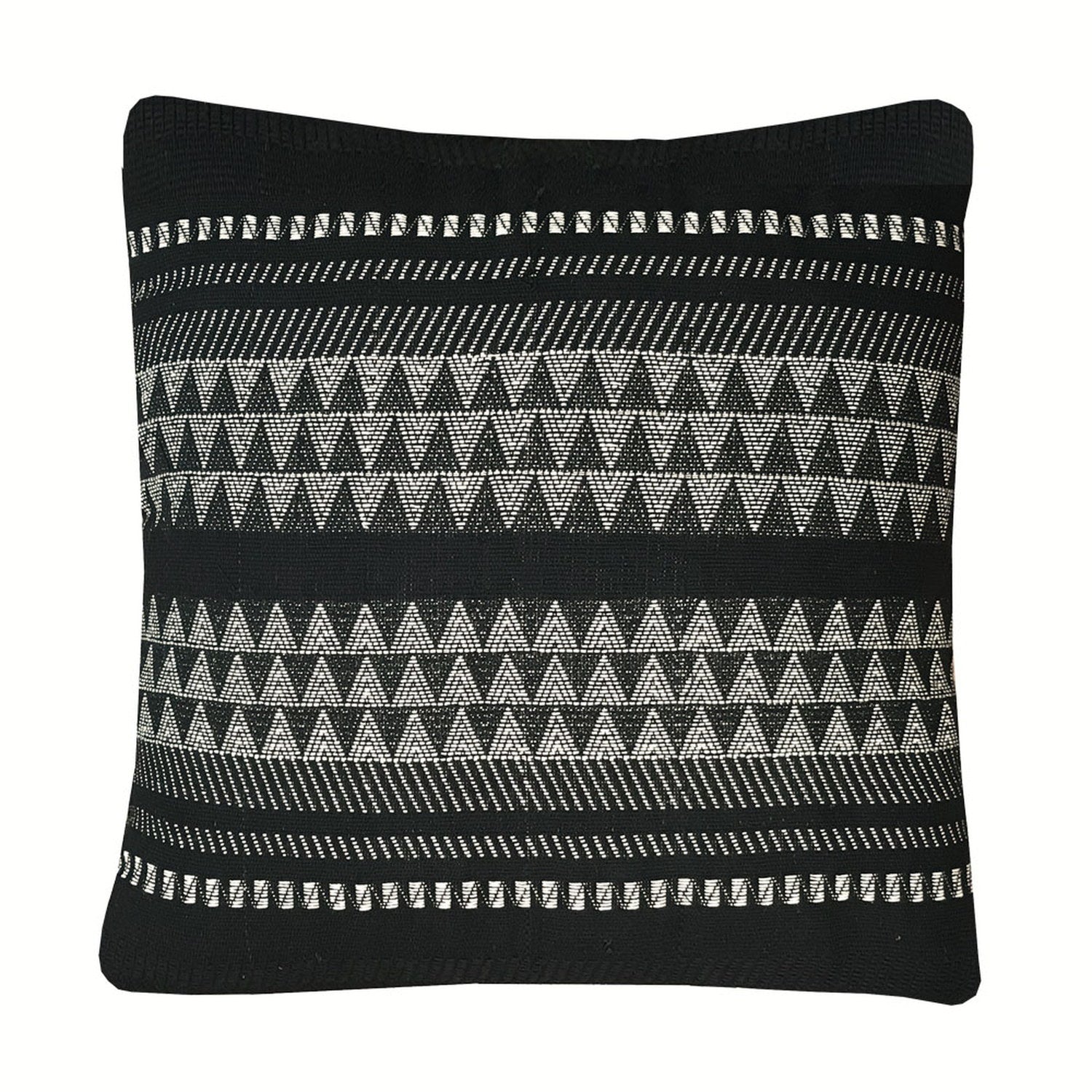 Cotton Cushion Arapahoe 60cm Black/White #_shape=Square