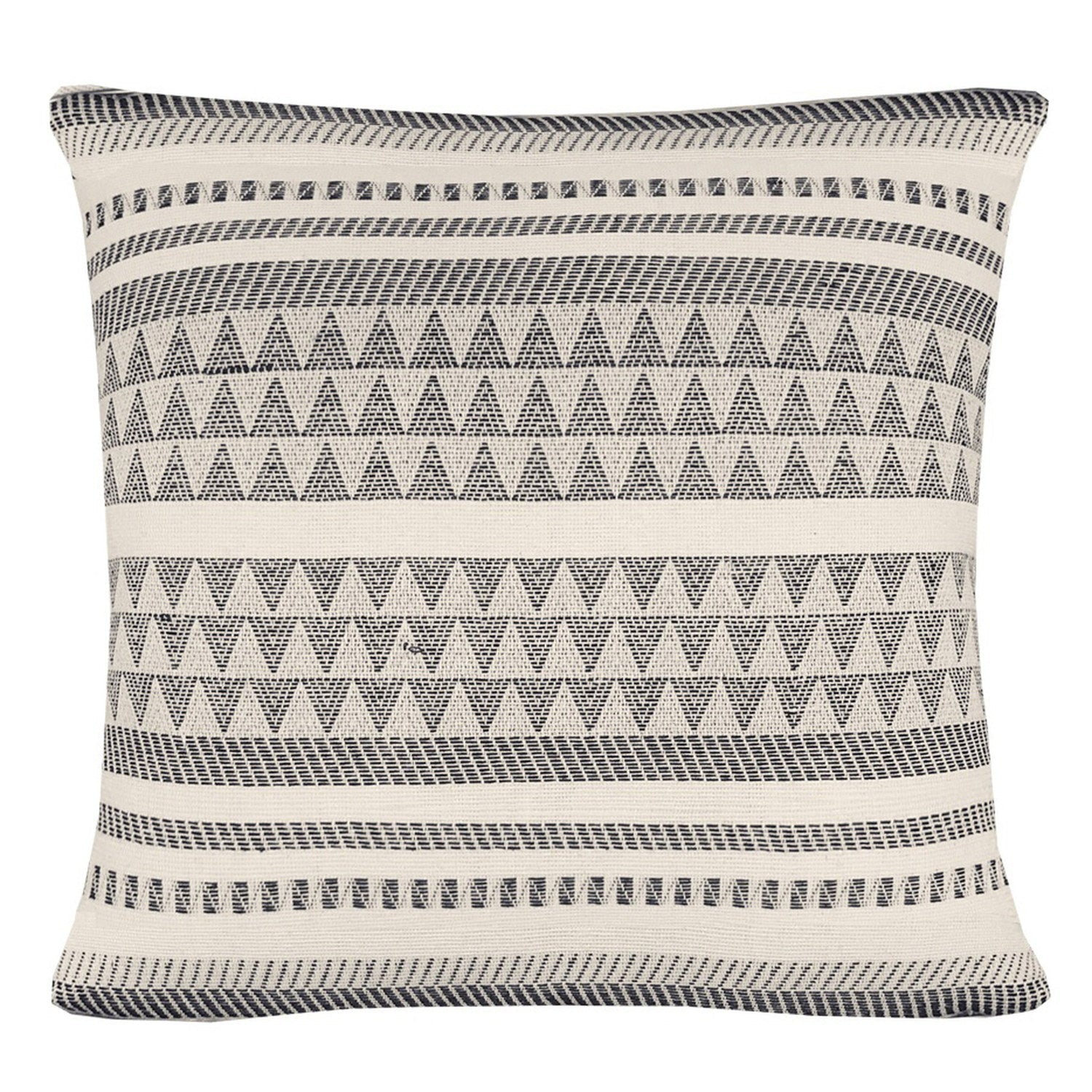 Cotton Cushion Arapahoe 60cm Grey/White #_shape=Square
