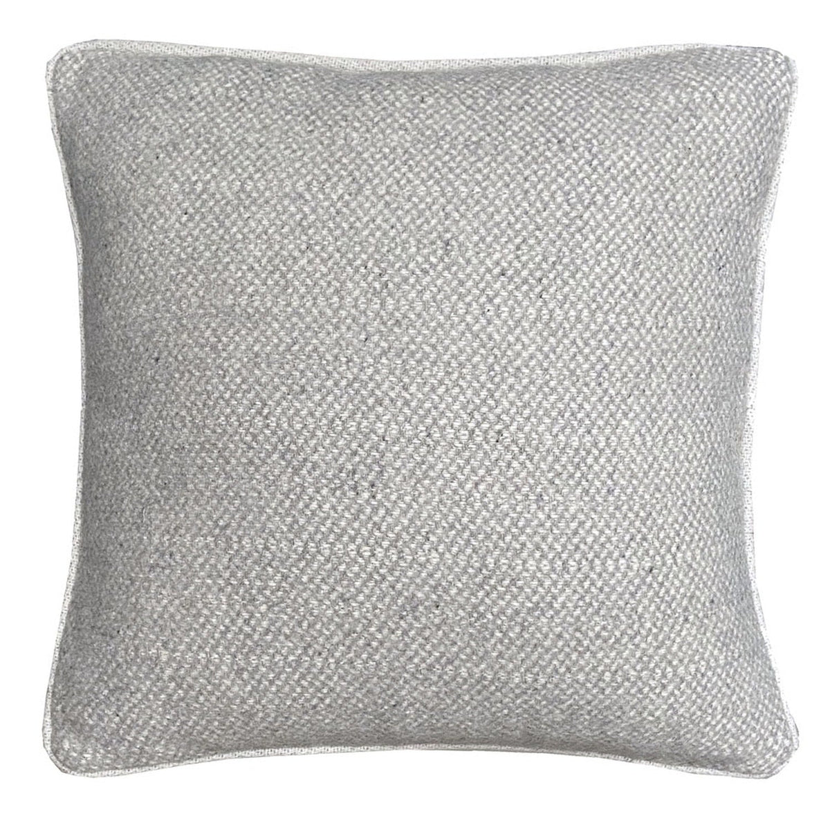 Recycled Wool Blend Cushion Telluride 50cm Grey/White #_shape=Square