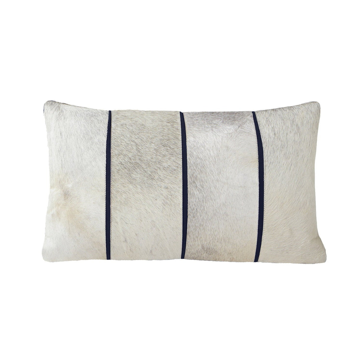 Cowhide Cushion Oblong Rectangle 30x50cm Multi #_shape=Square
