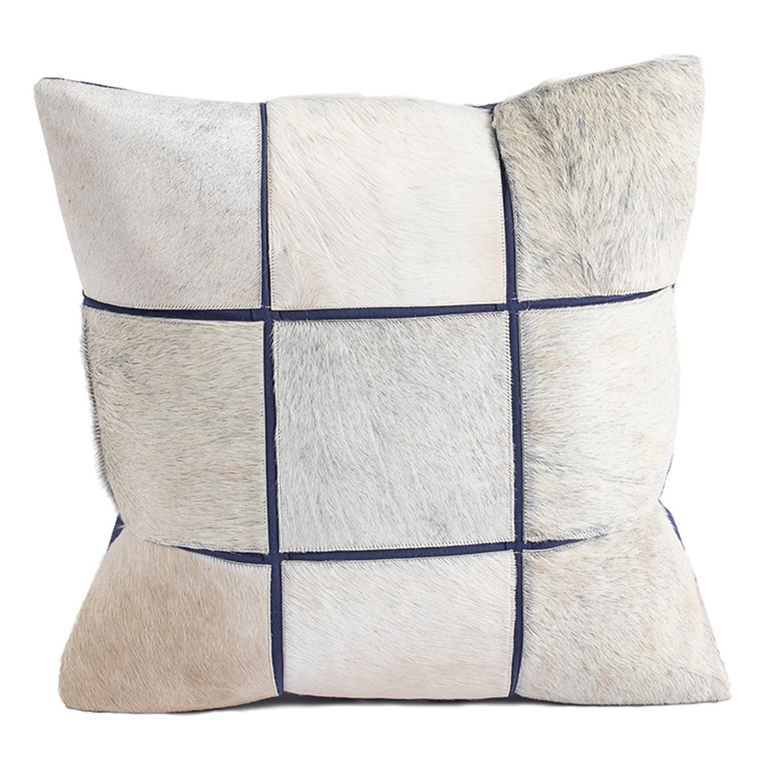 Cowhide Cushion Segments 50x50cm Multi #_shape=Square