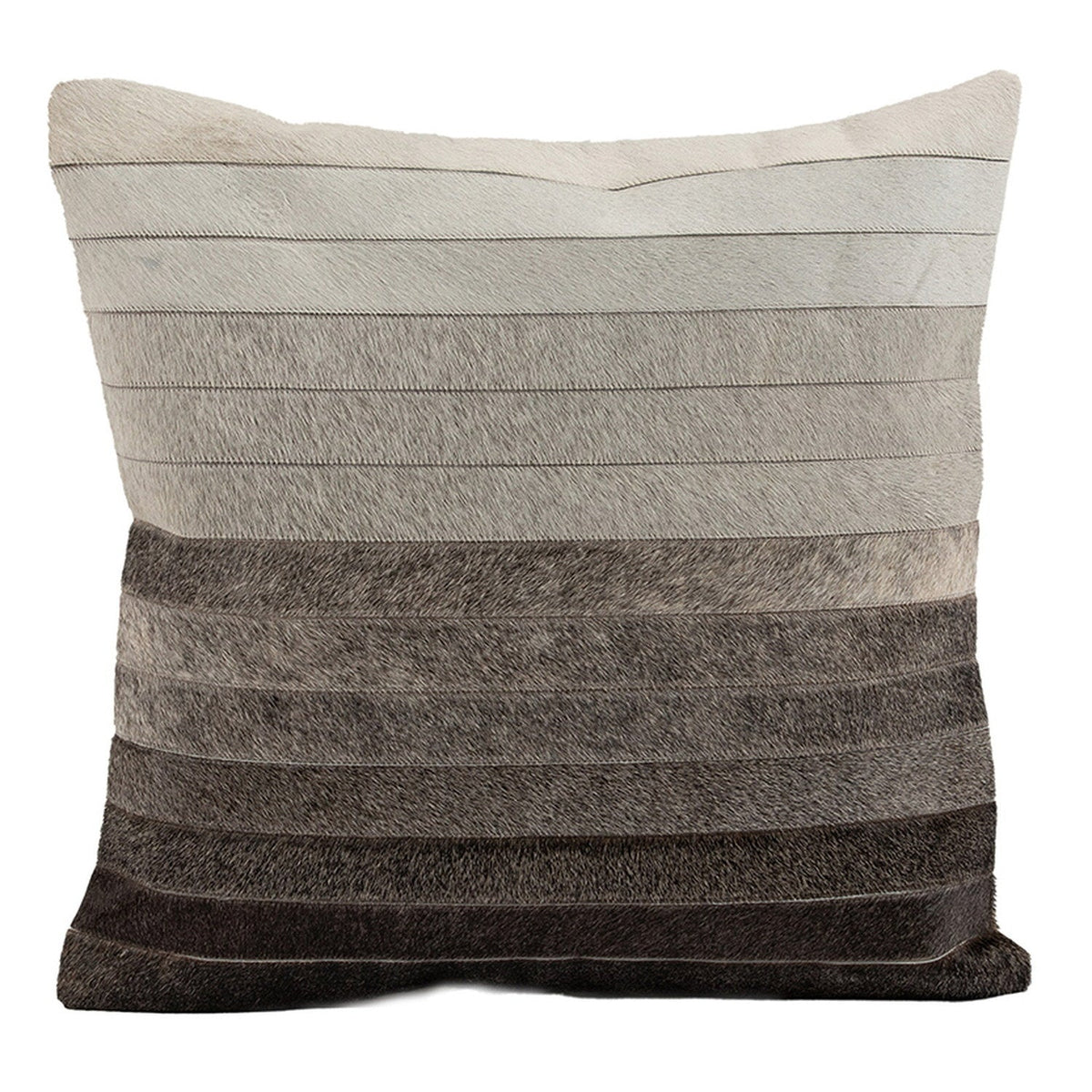 Cowhide Cushion Ombre Gray 3