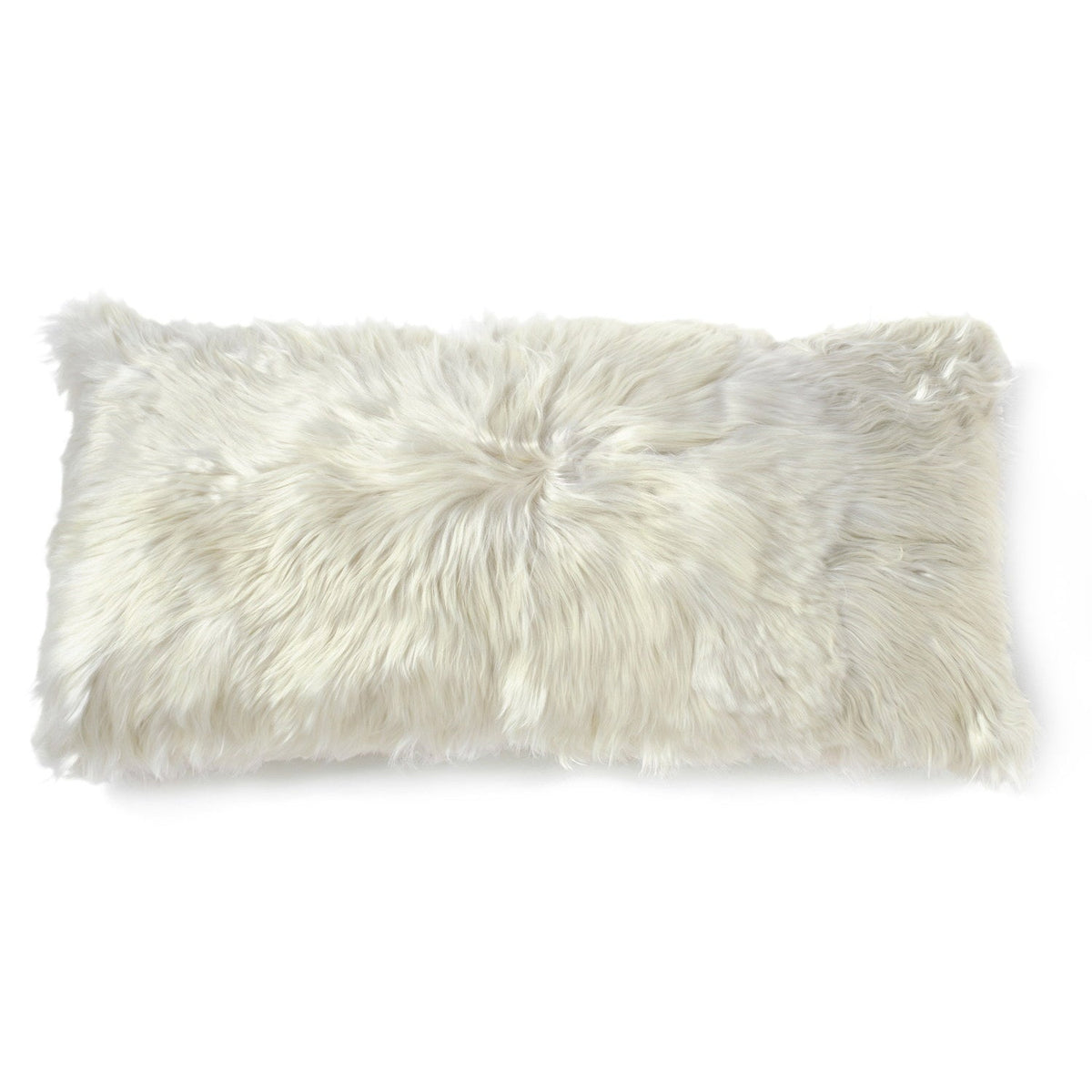 Alpaca Suri Cushion Ivory #_shape=Lumbar