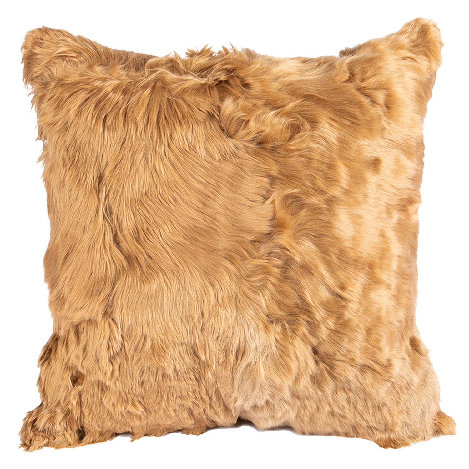 Alpaca Suri Cushion Gold 2