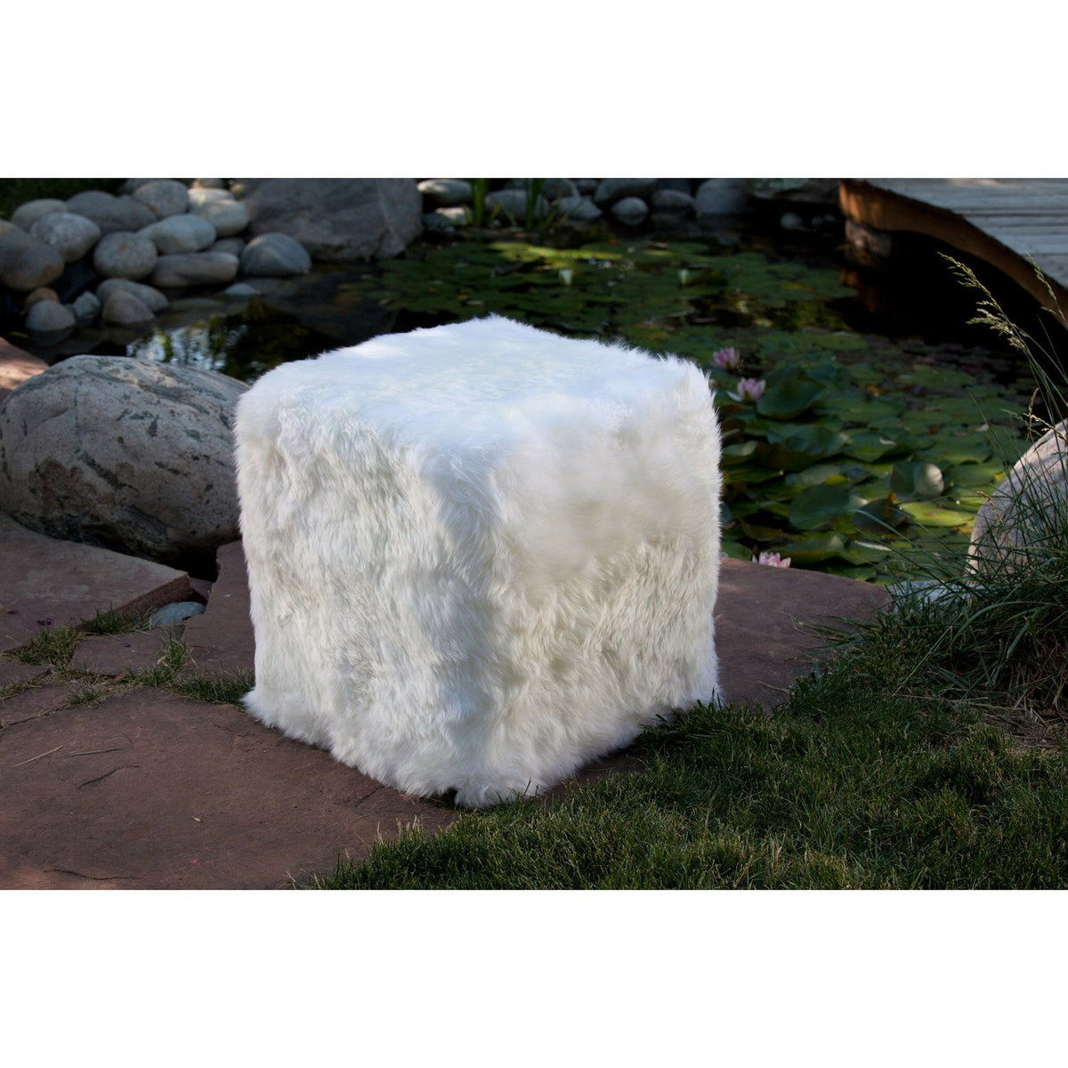 Longwool Cube Sheepskin Ivory 2