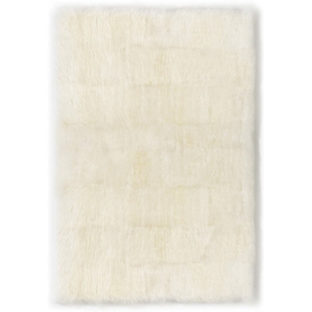 Design Rug Longwool Sheepskin Ivory #_shape=Rectangle