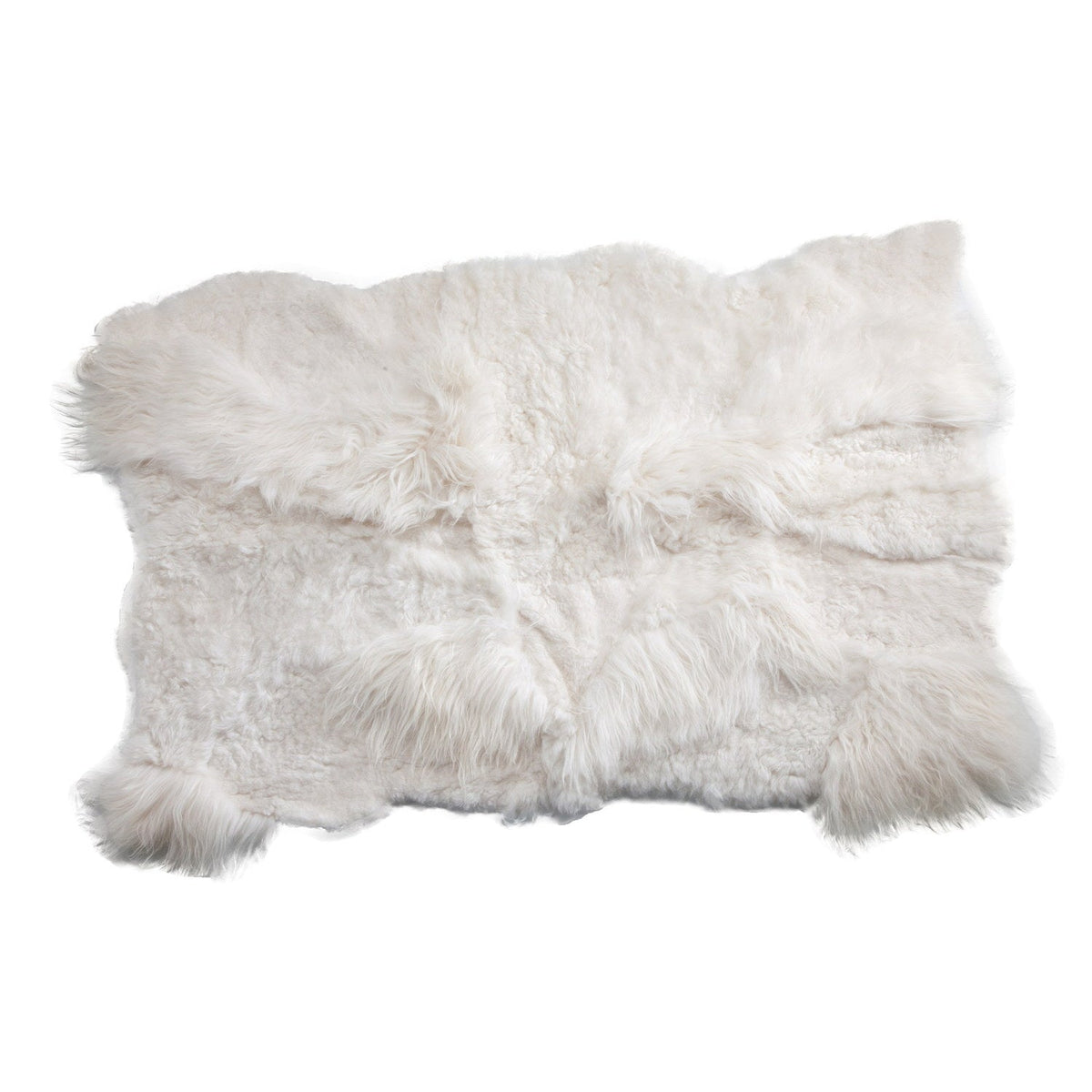Icelandic Design Rug Multilayer Sheepskin Natural White #_shape=Rectangle