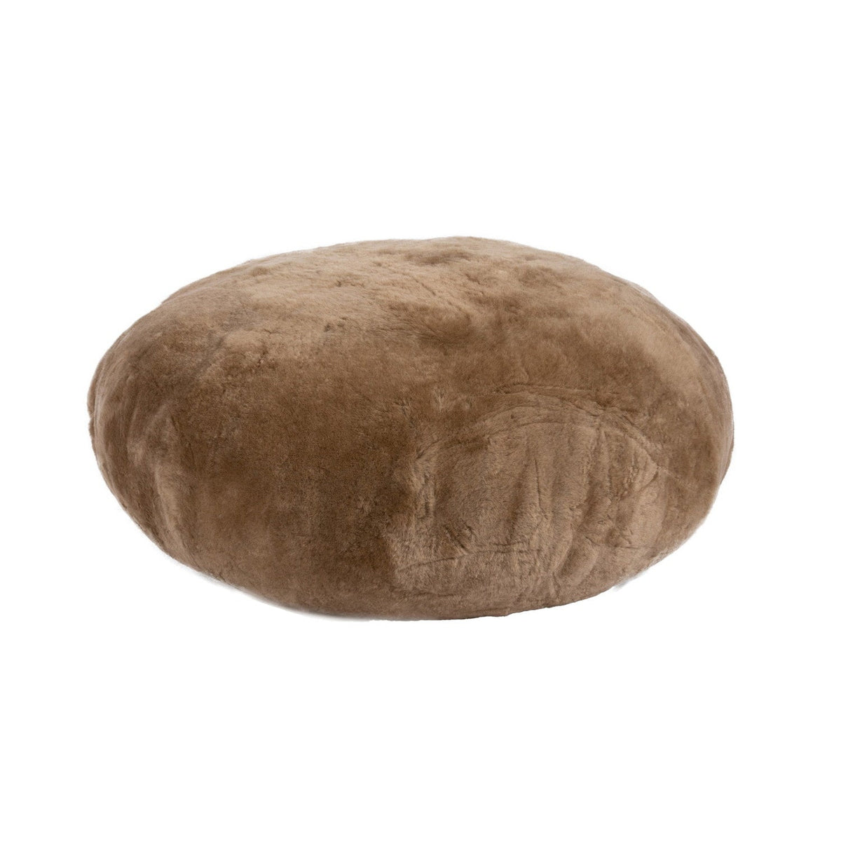 Furniture Ottoman Shearling 28x60cm Butterscotch #_shape=Round