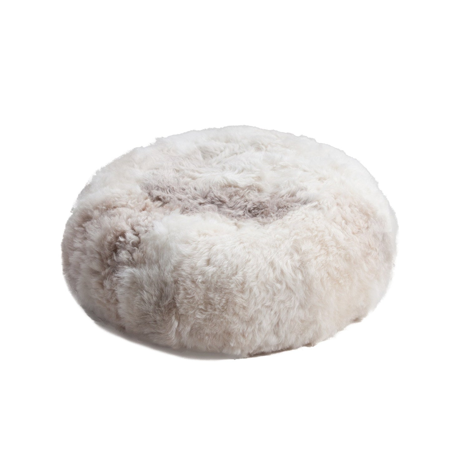 Icelandic Shearling Ottoman Melange #_shape=Rectangle