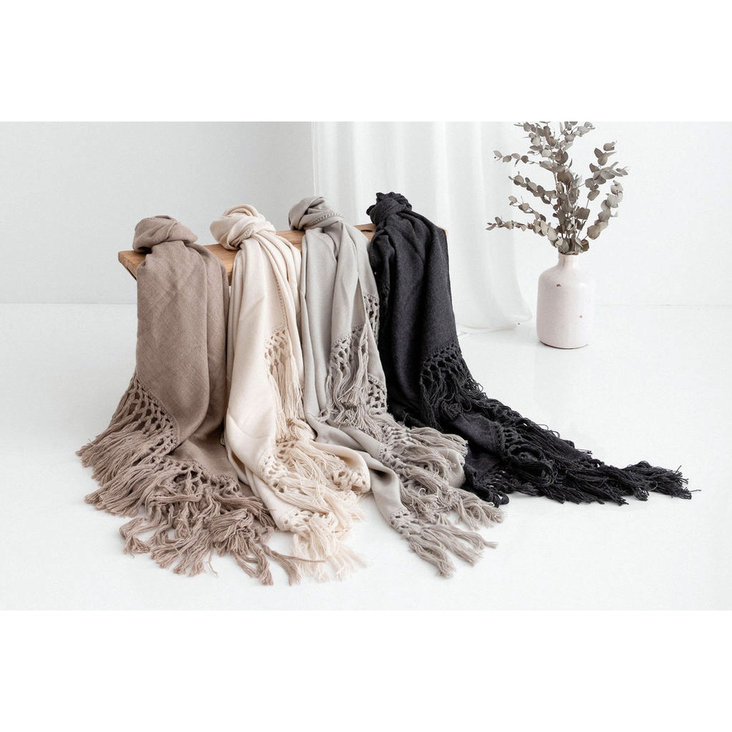 Baby Alpaca Throw COOL Ivory 4