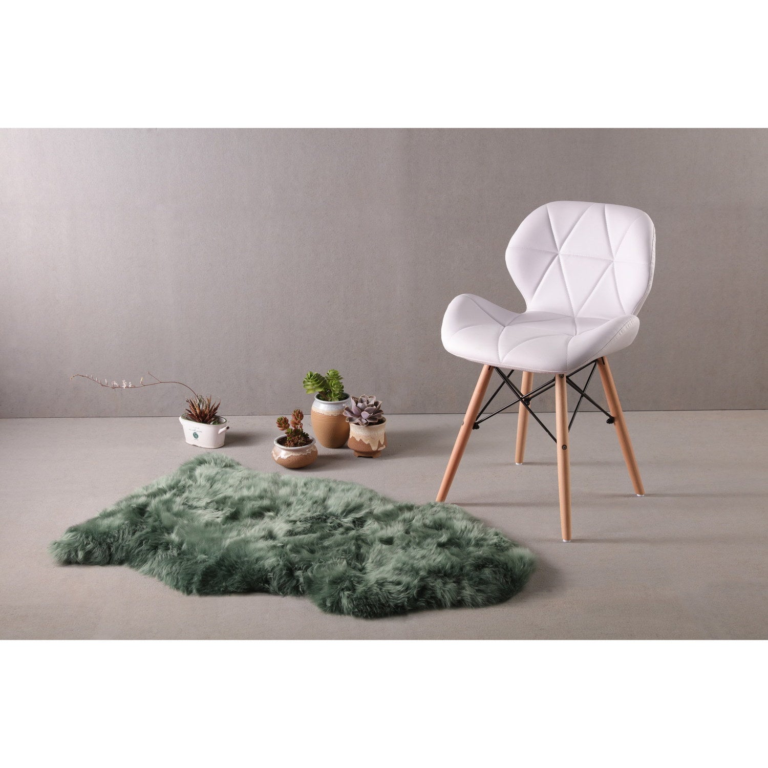 Long Wool Sheepskin Rug Single Laurel 2