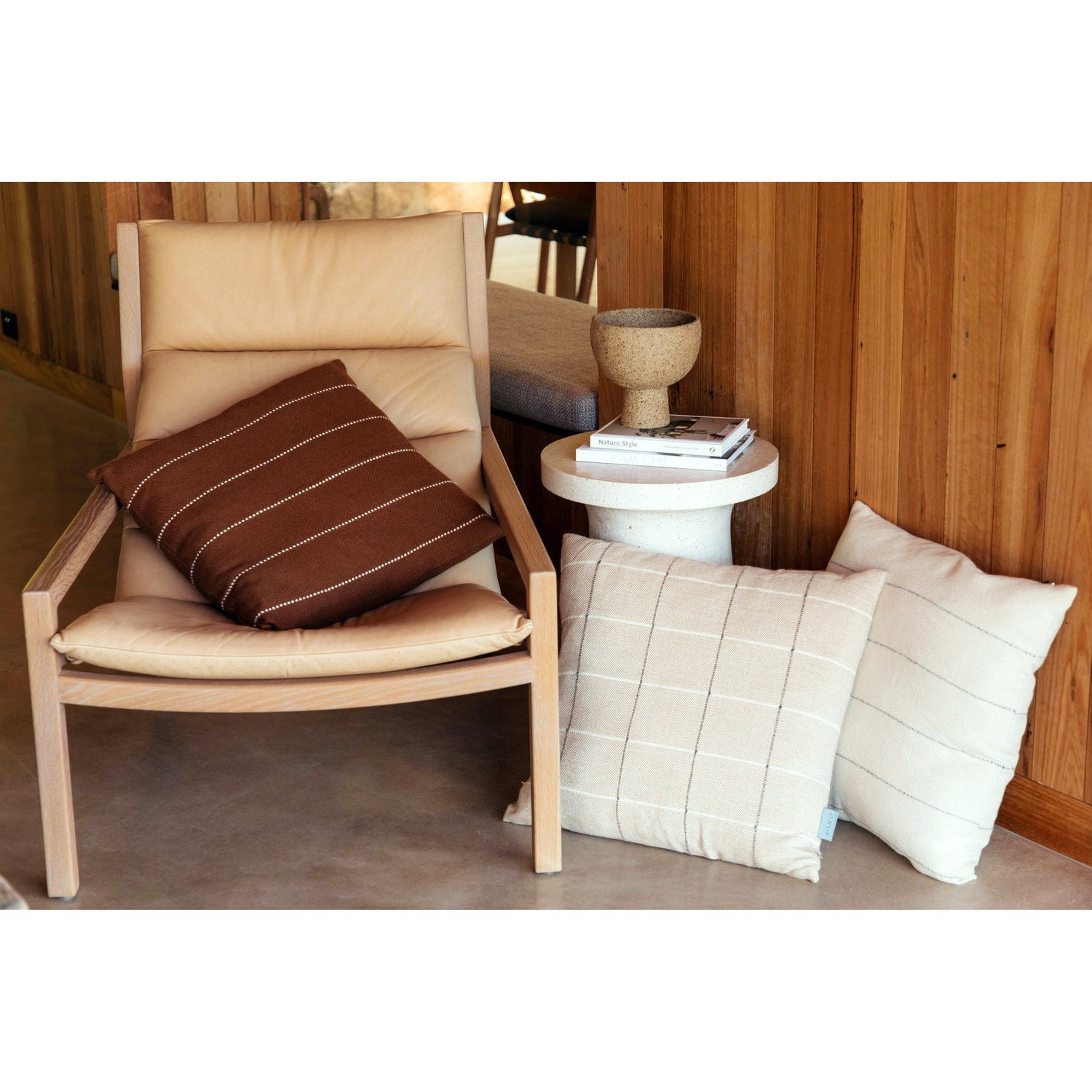 100% Handwoven Baby Alpaca THEO Camel 2