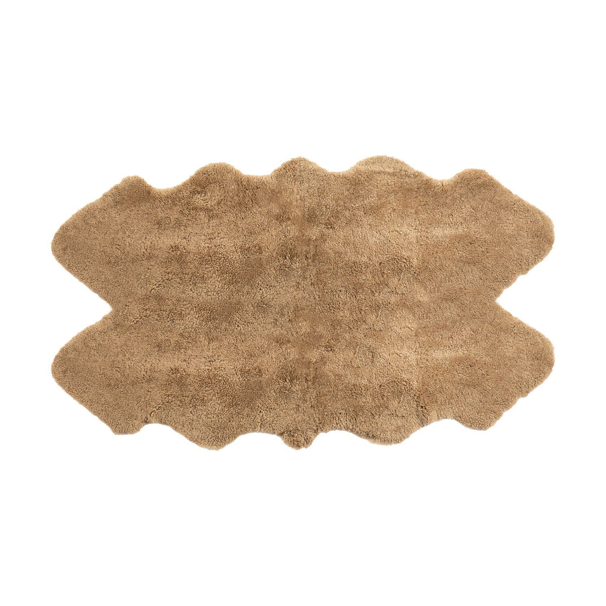 Rug SW 3SC Curly Quarto Sheepskin Butterscotch #_shape=Rectangle