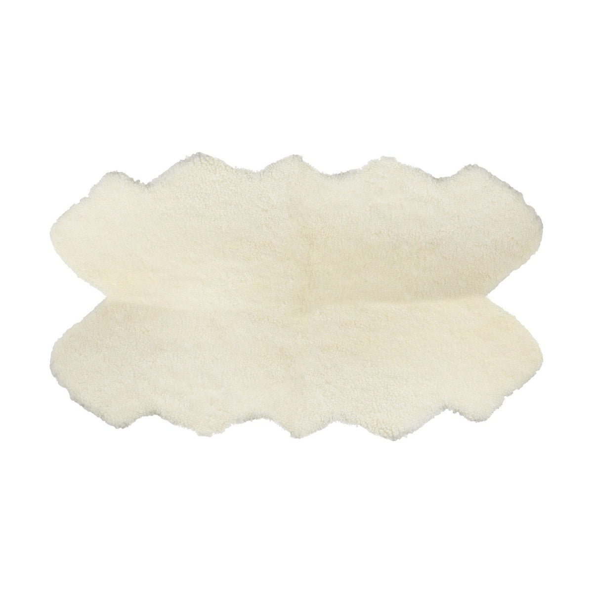 Rug SW 3SC Curly Quarto Sheepskin Off White #_shape=Rectangle